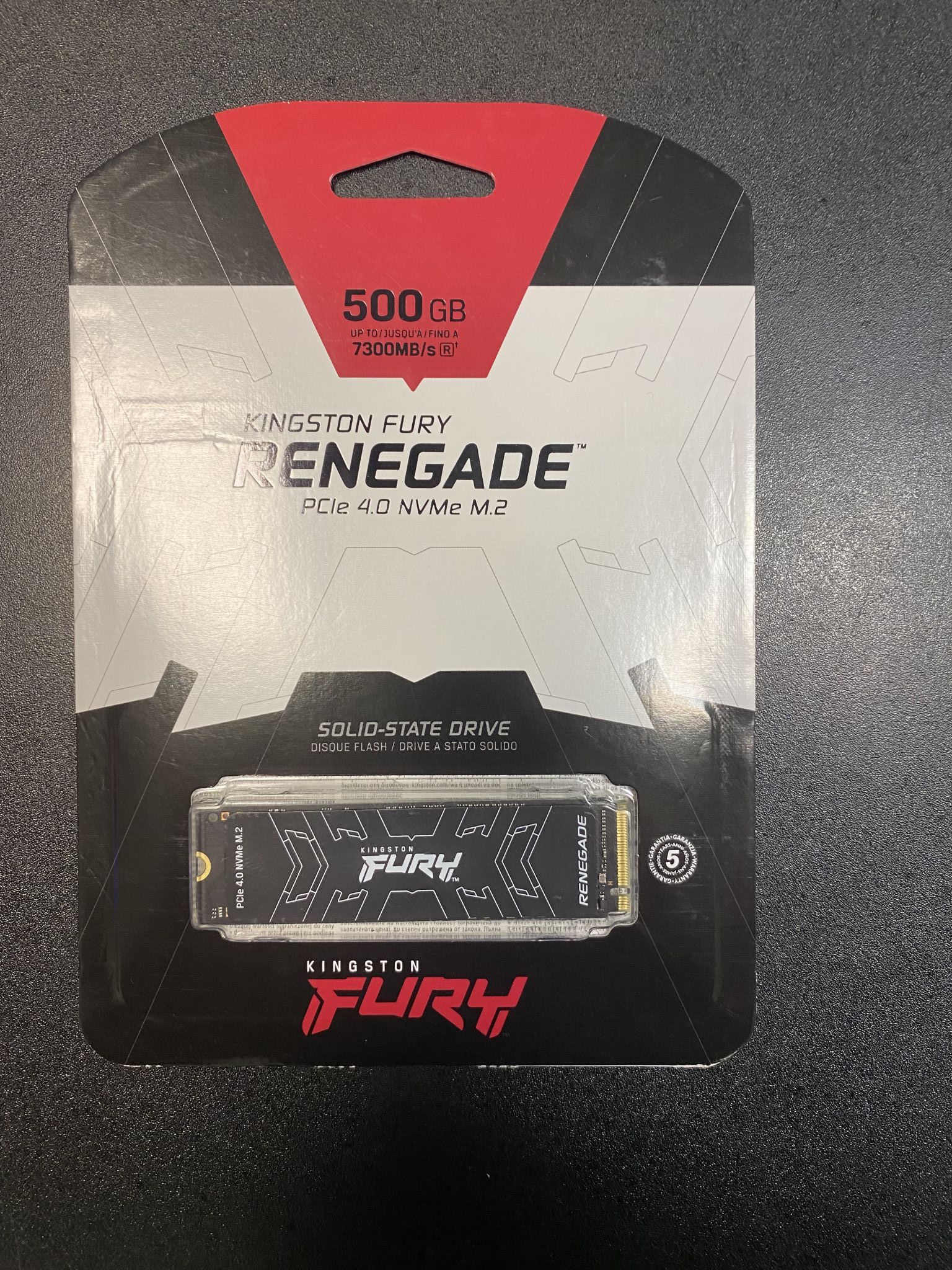 Ssd накопитель kingston fury renegade m 2