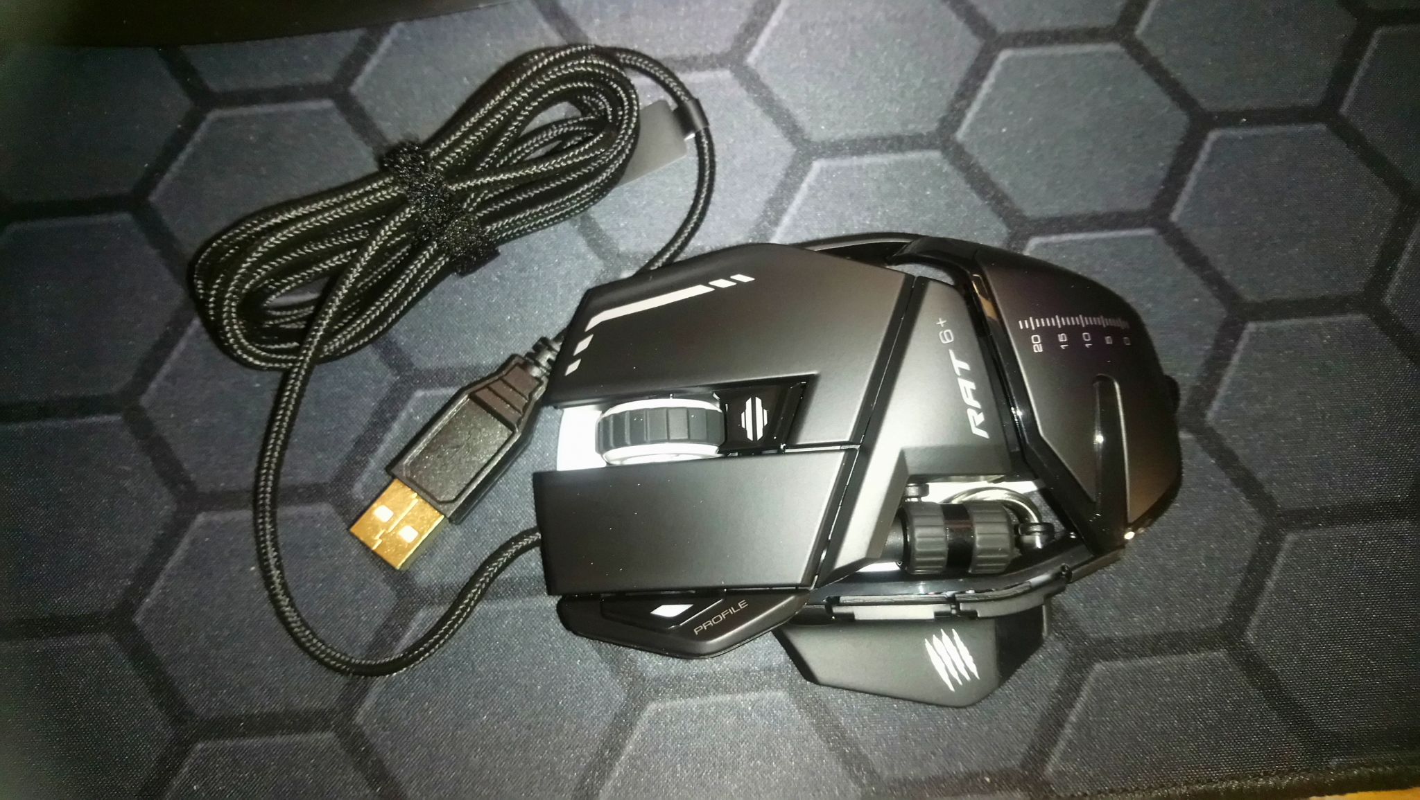 Купить мышь Mad Catz R.A.T. 6+ чёрная PMW3360 MR04DCINBL000-0 в ...