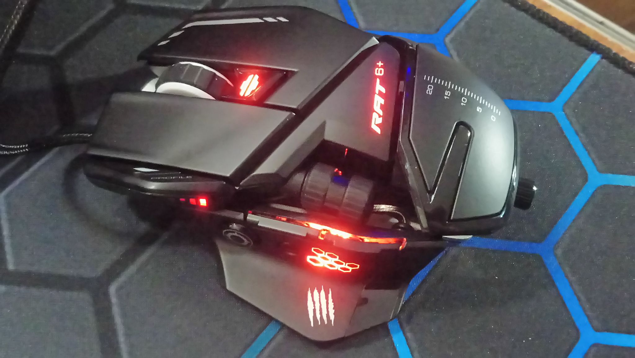 Купить мышь Mad Catz R.A.T. 6+ чёрная PMW3360 MR04DCINBL000-0 в ...