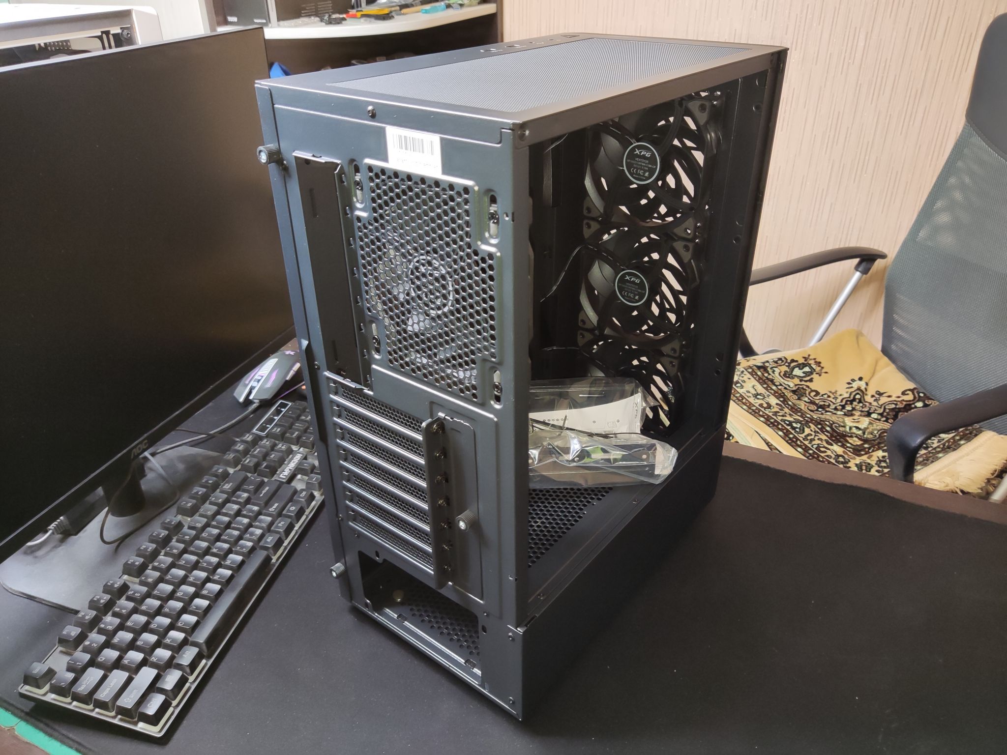 Корпус XPG VALOR AIR Black VALORAIRMT-BKCWW — купить по низкой цене в ...