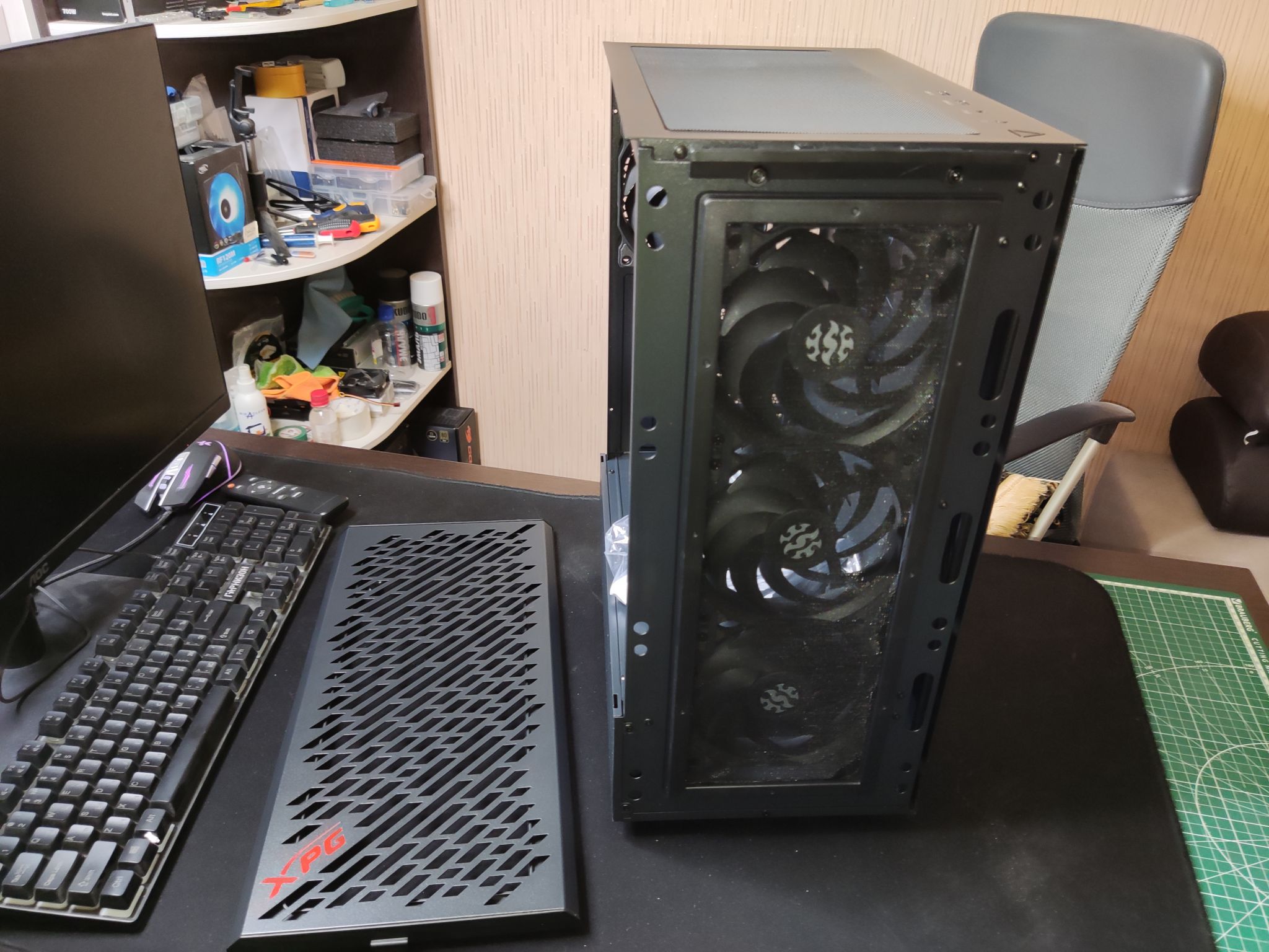 Корпус XPG VALOR AIR Black VALORAIRMT-BKCWW — купить по низкой цене в ...