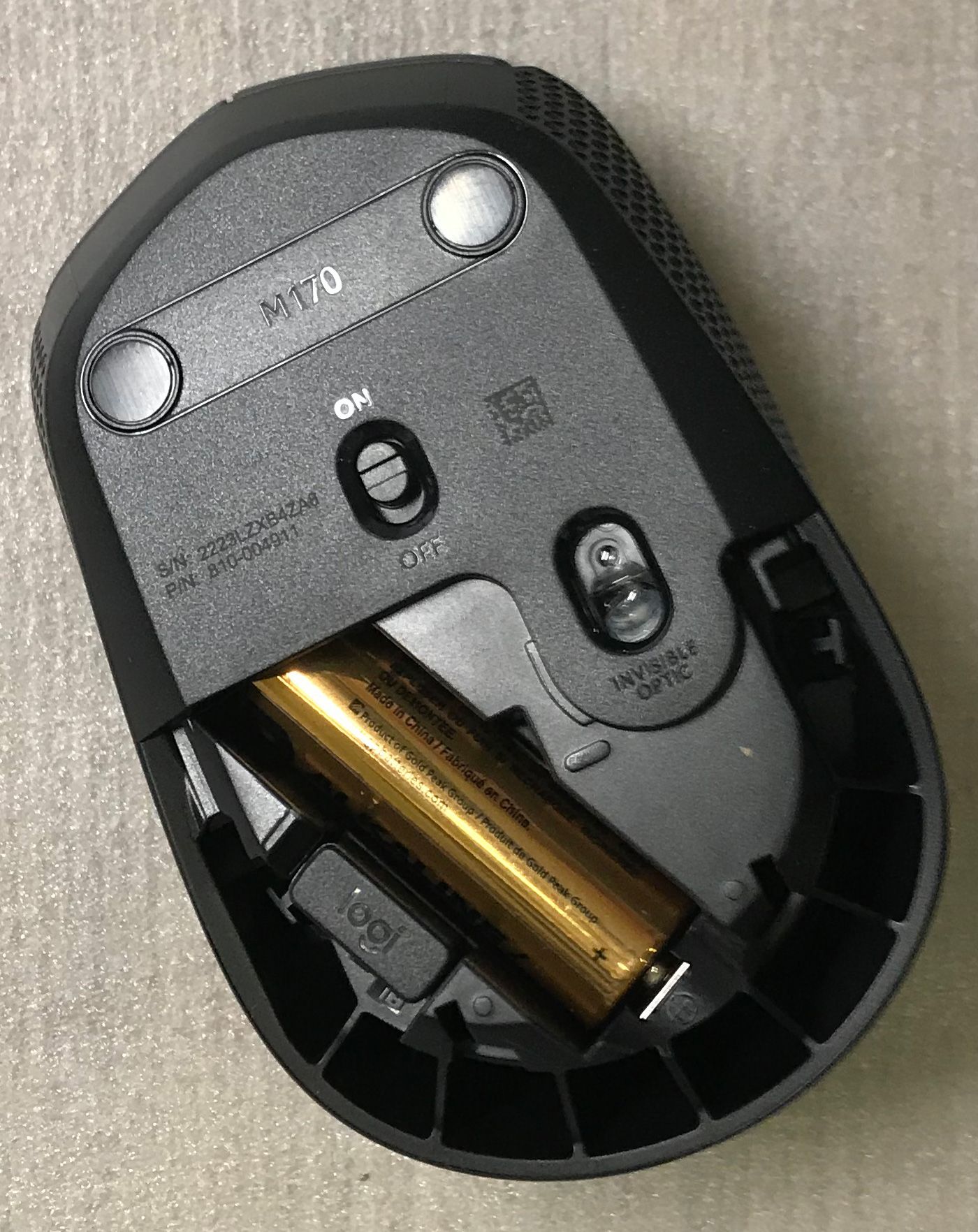 Мышь беспроводная Logitech M170 Gray (910-004646) — купить в интернет ...
