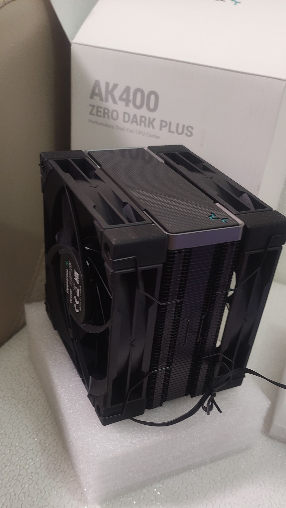 Кулер для процессора DEEPCOOL AK400 ZERO DARK PLUS — купить в интернет ...