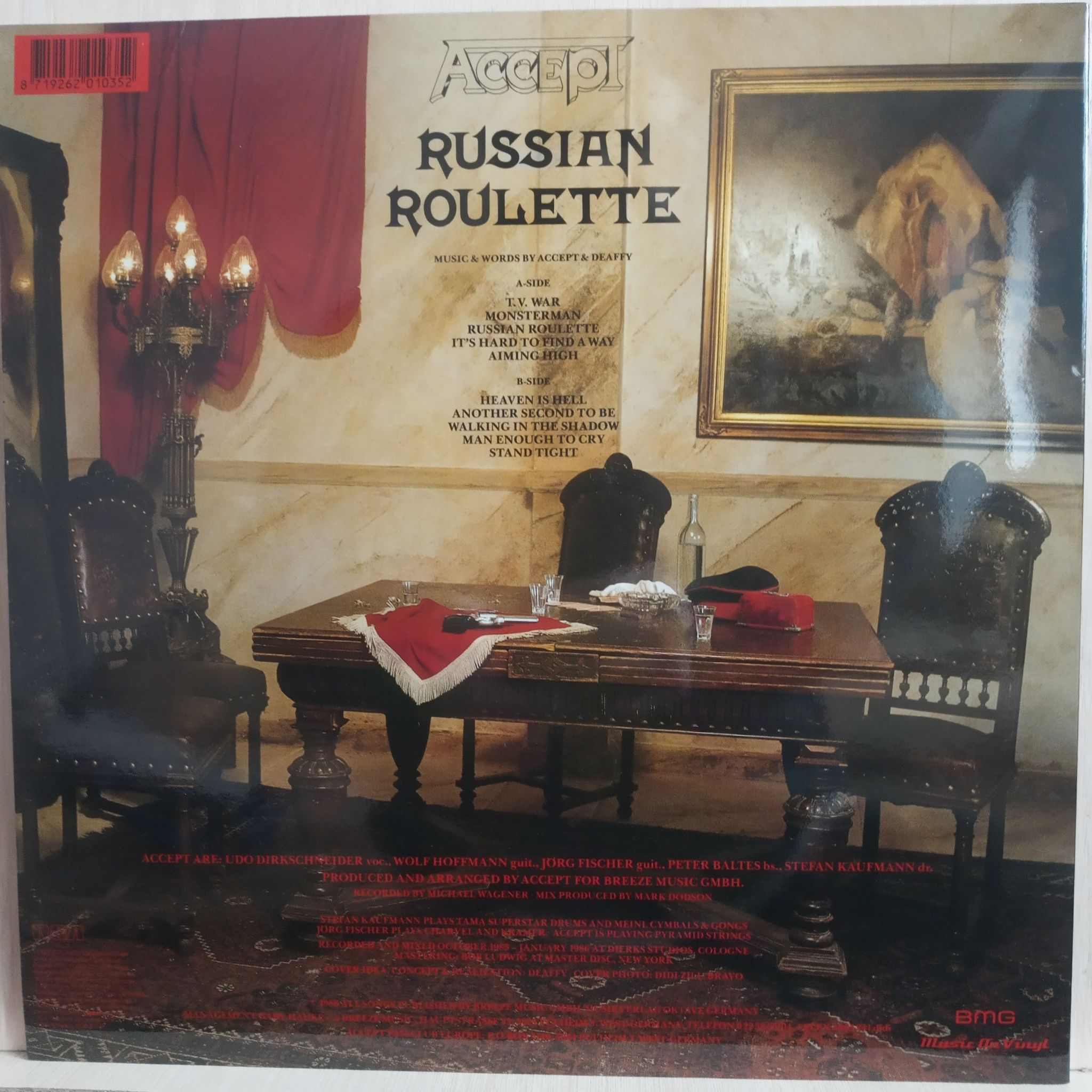 1986 russian roulette. Accept Russian Roulette 1986 обложка. Виниловая пластинка accept. Accept 1986 Russian Roulette обложка альбома. Accept Russian Roulette обложка.