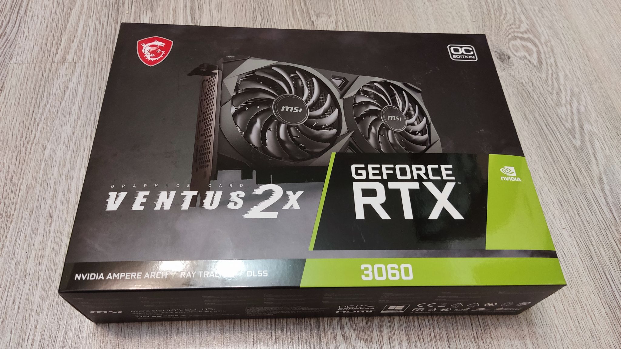 Видеокарта MSI GeForce RTX 3060 VENTUS 2X OC 12G RTX 3060 VENTUS 2X 12G ...