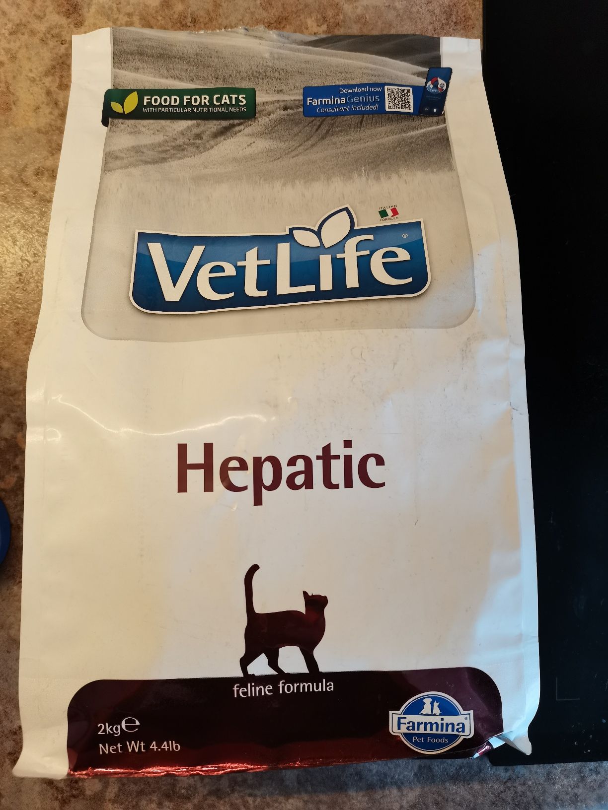 Farmina vet deals life hepatic cat