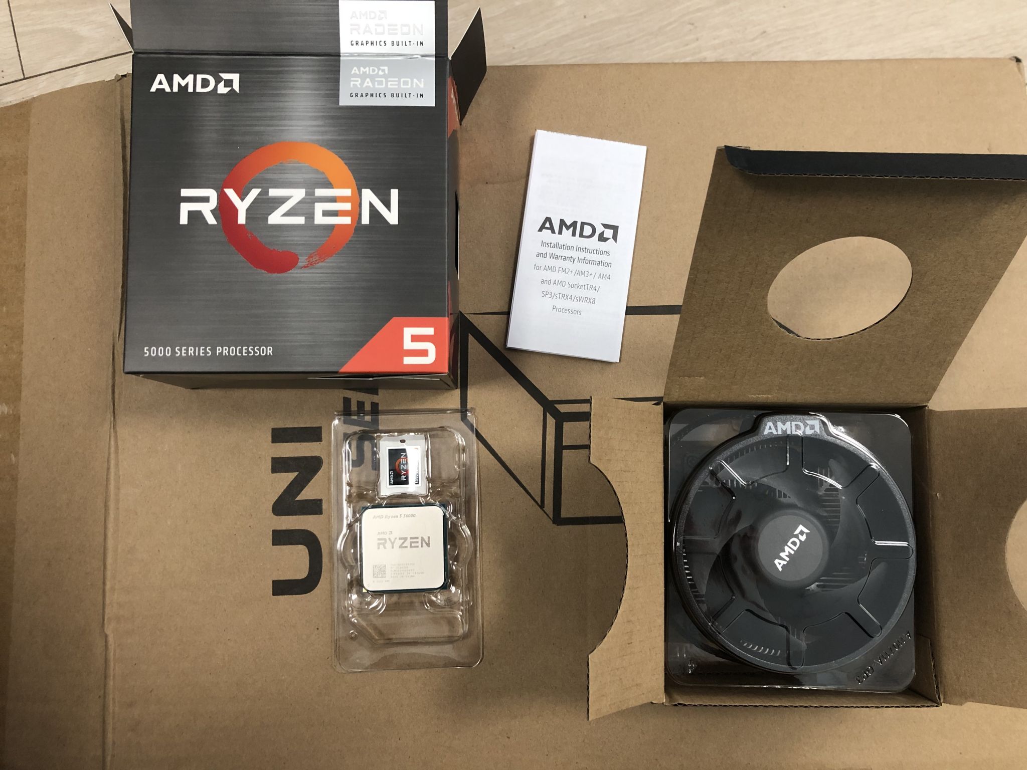 Процессор AMD Ryzen 5 5600G AM4 BOX 100-100000252BOX — купить по