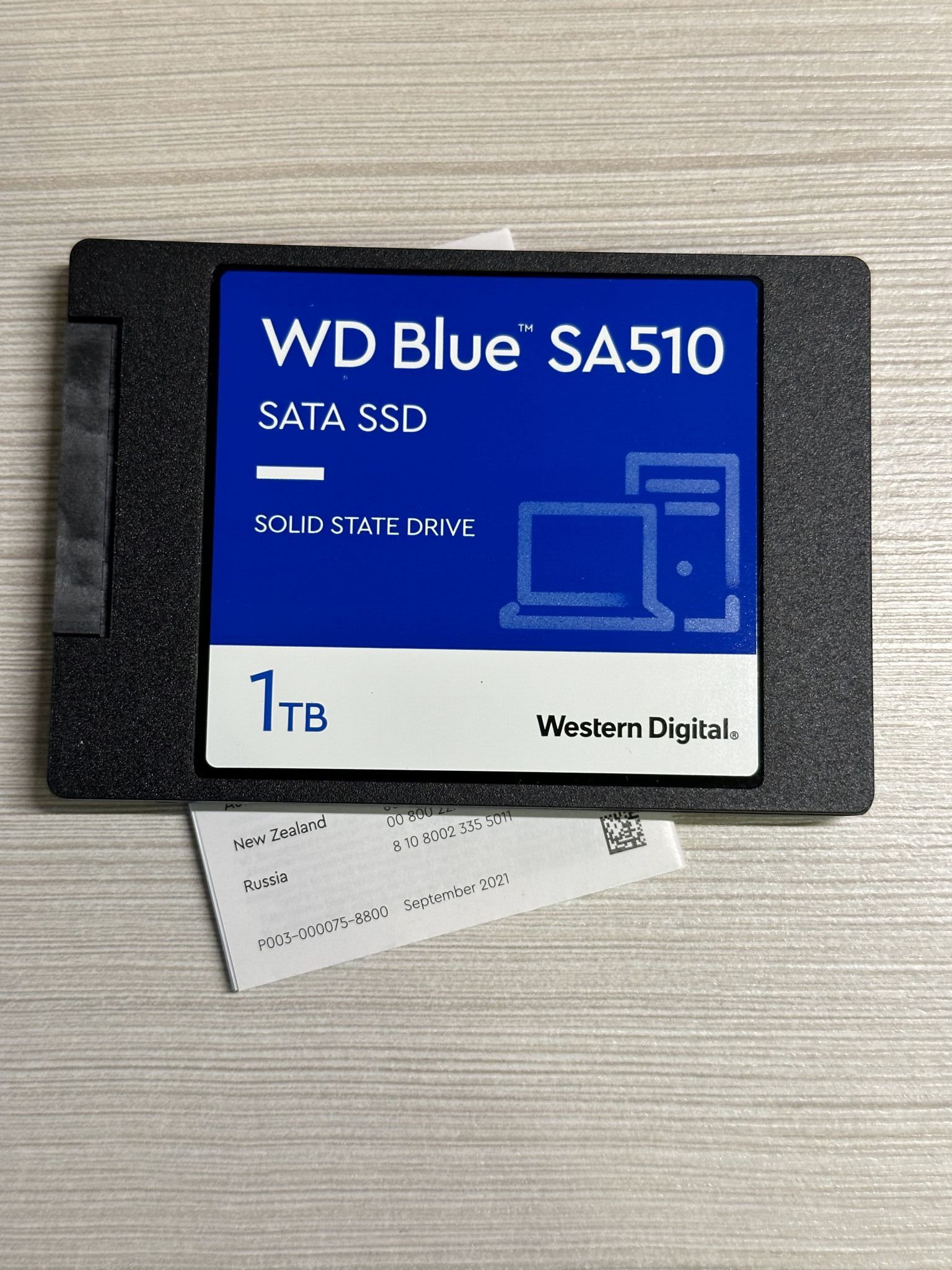 Western Digital WDS100T3B0A 2.5インチ内蔵SSD 1TB WD Blue SA510