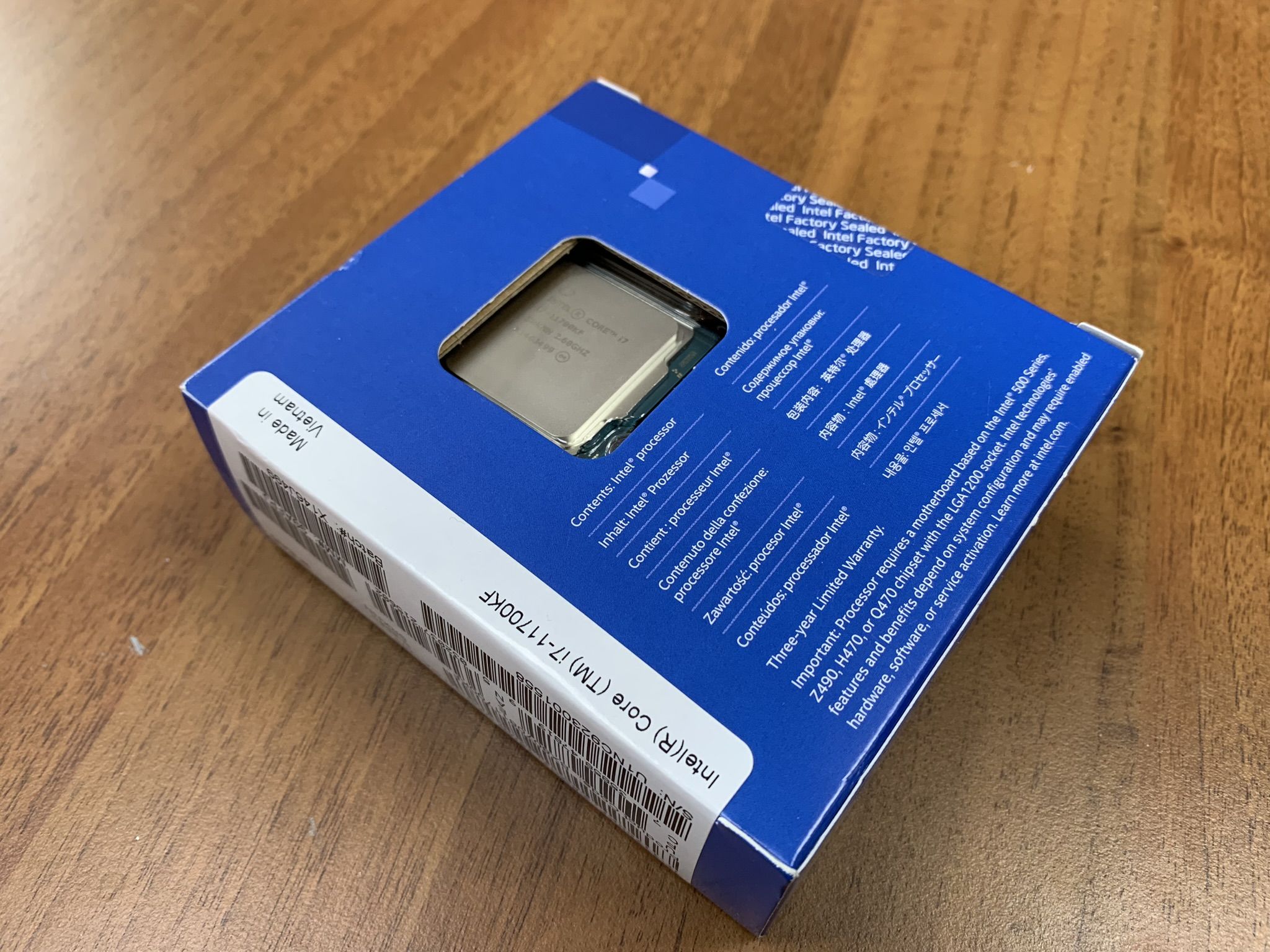 未開封 Intel Core i7-11700KF BOX