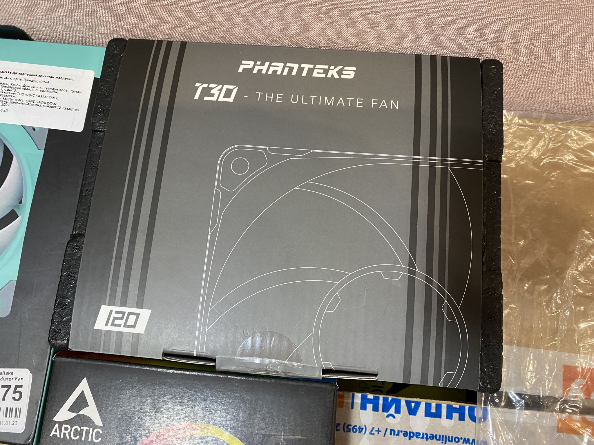 Вентилятор для корпуса PHANTEKS PH-F120T30 Black - Gray PH-F120T30_BG ...