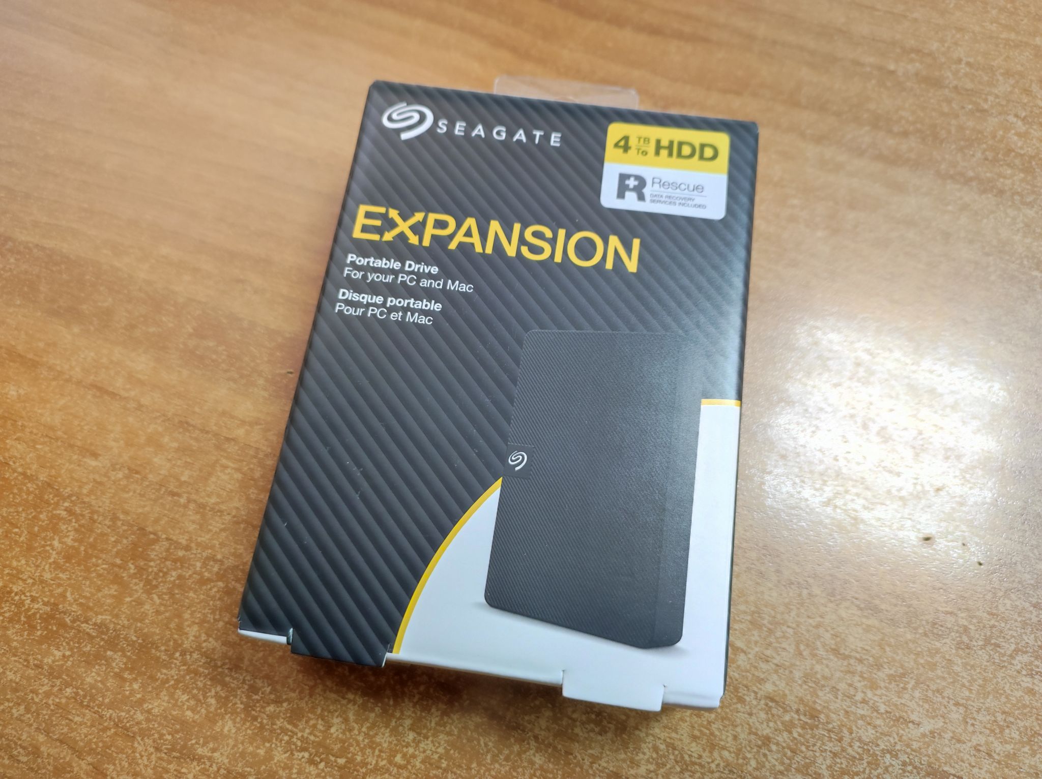 Внешний жесткий диск Seagate Expansion Portable, 4 ТБ, USB 3.0 ...