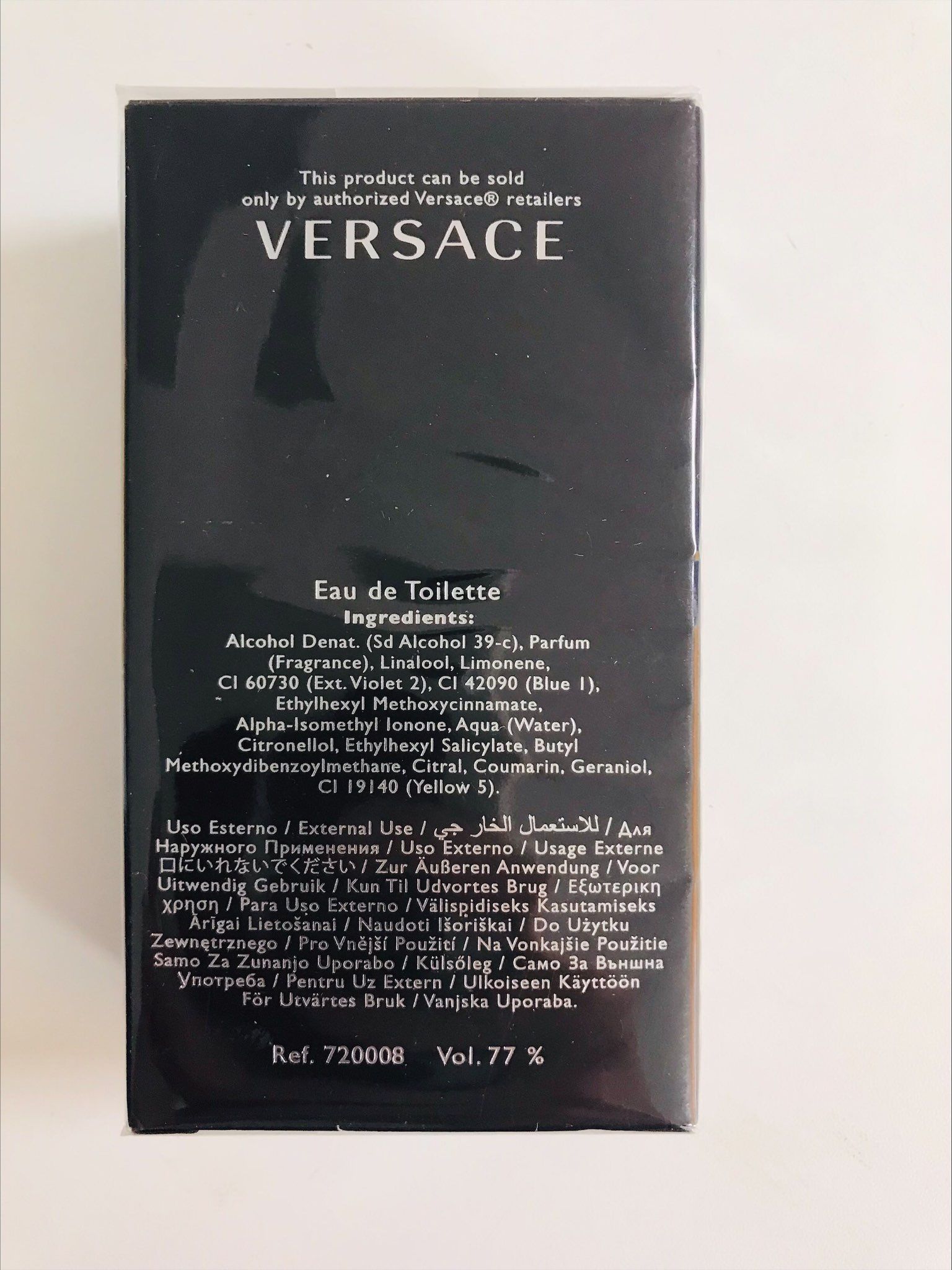 Купить Мужская туалетная вода VERSACE Pour Homme, 50 мл 00081414 в ...