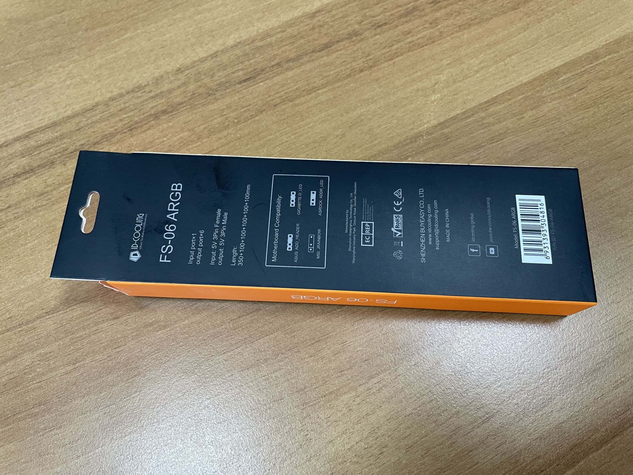 Кабель-разветвитель ID-COOLING FS-06 ARGB 1-6 Splitter — купить по ...