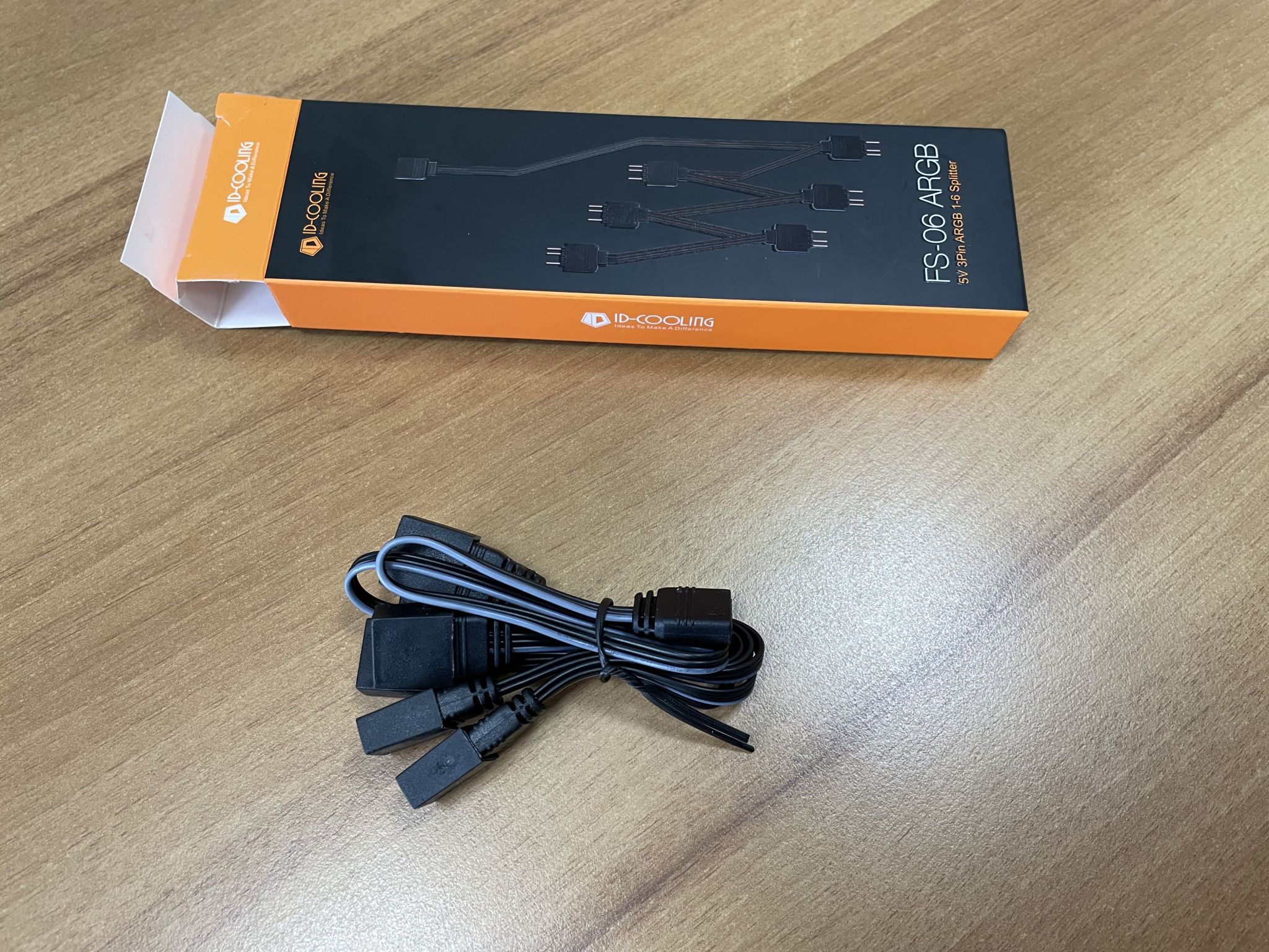 Кабель-разветвитель ID-COOLING FS-06 ARGB 1-6 Splitter — купить по ...