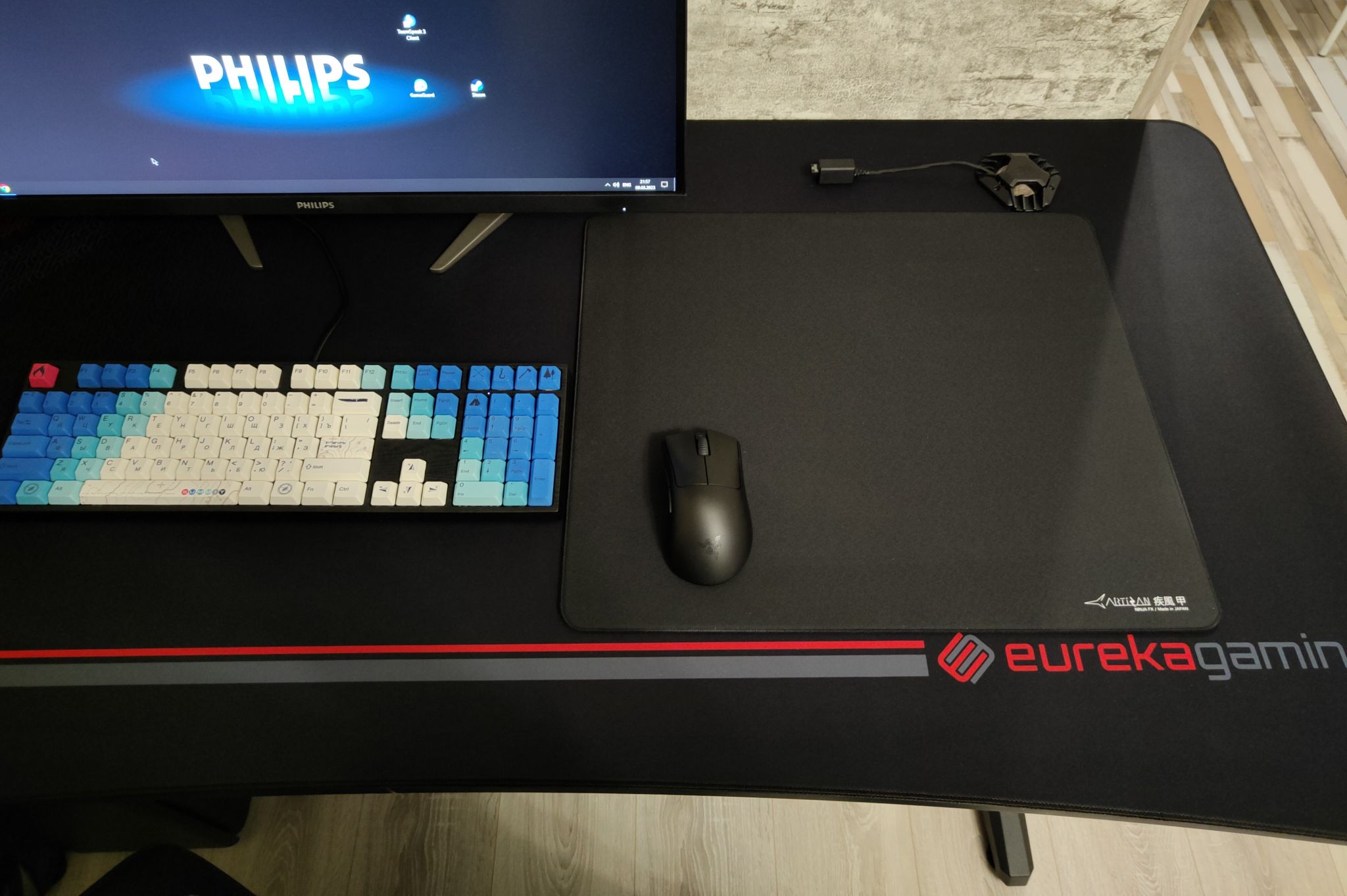 Стол геймерский eureka gip 60 black