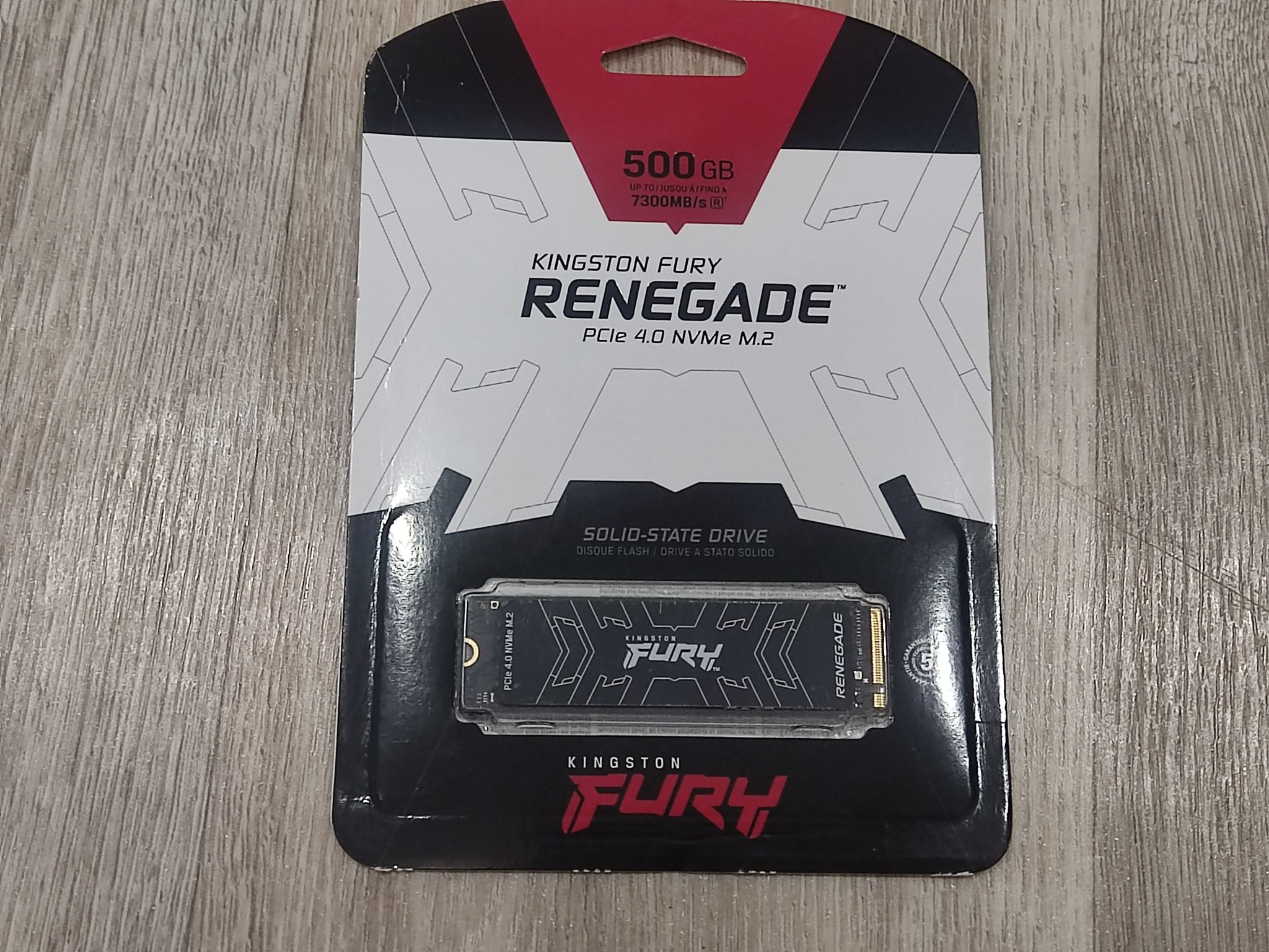 Ssd накопитель kingston fury renegade m 2