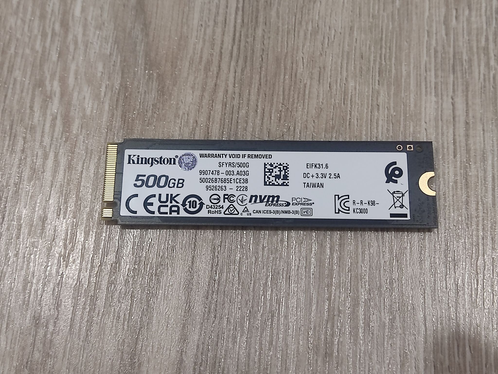 Ssd накопитель kingston fury renegade m 2