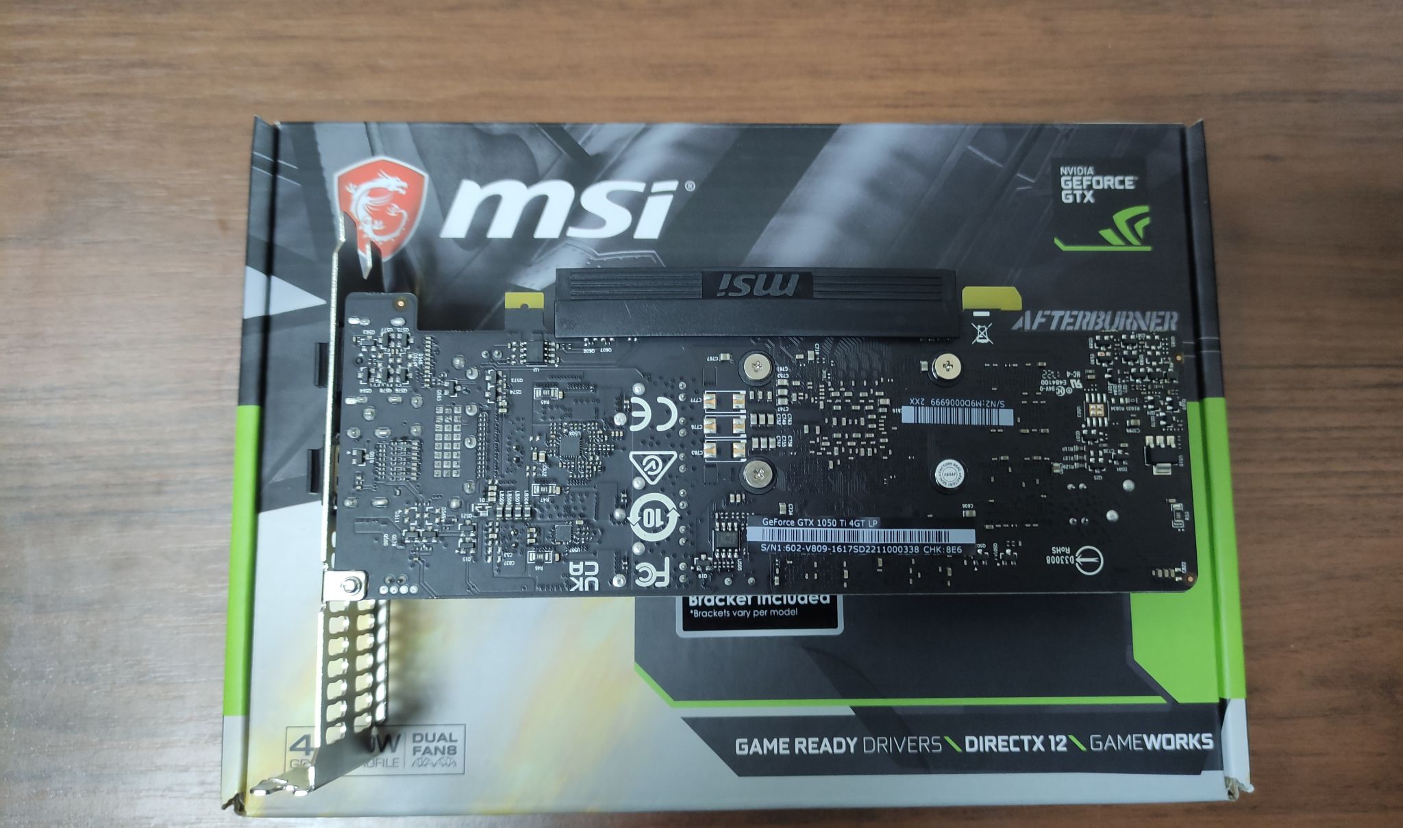 MSI GeForce GTX 1050 Ti 4G GTX 1050 Ti 4GT LP