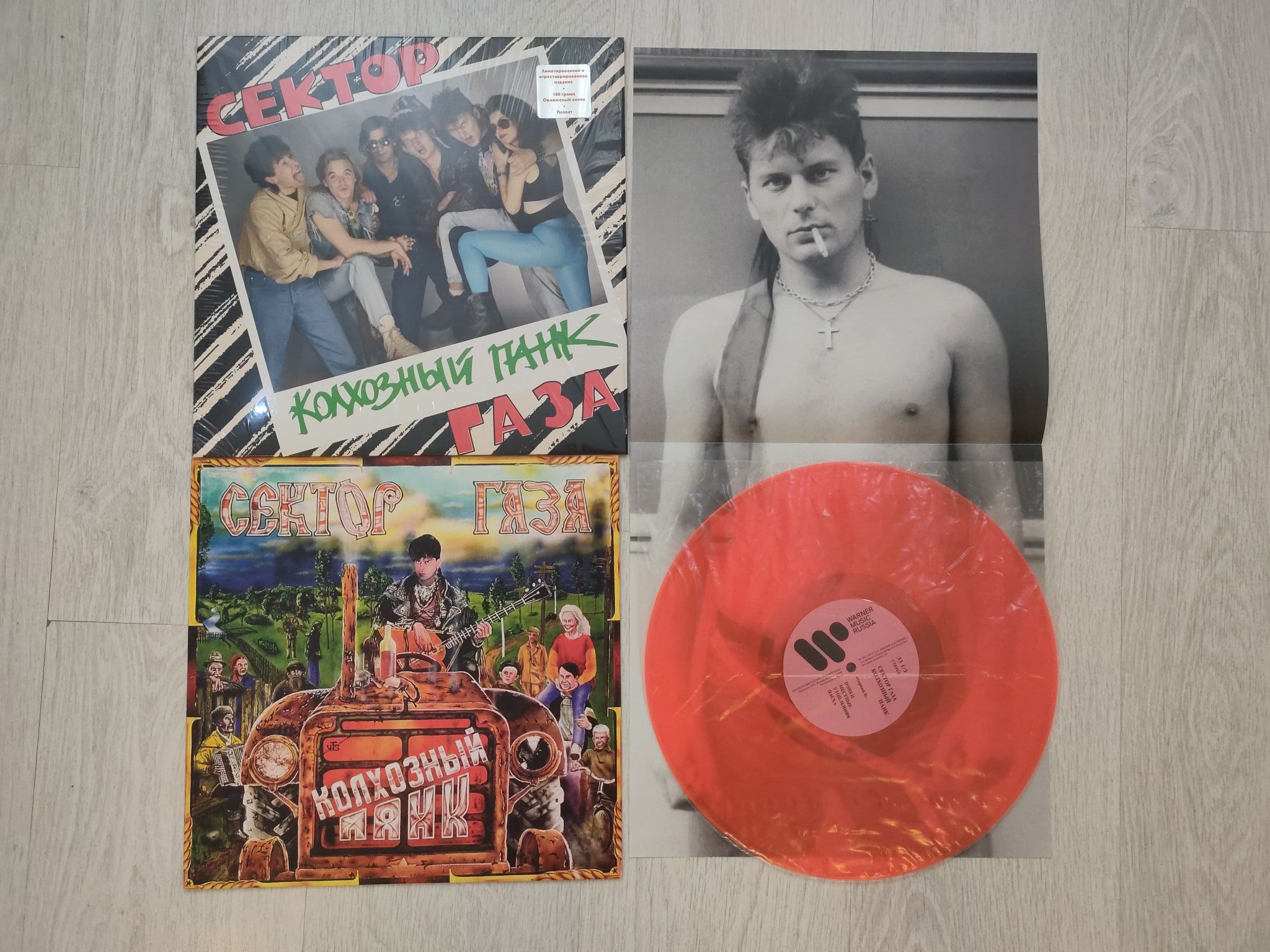 Виниловая пластинка СЕКТОР ГАЗА - Колхозный Панк (Limited Edition ...