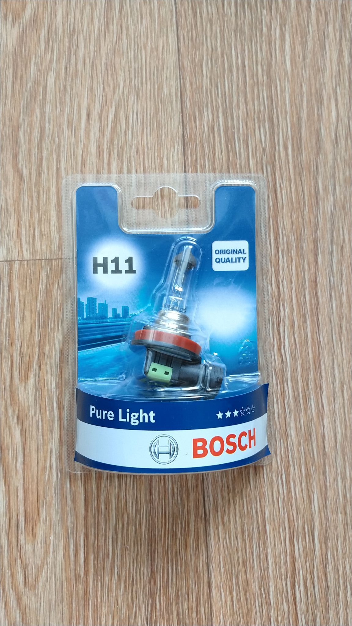 1987301339 Лампа галогенная Bosch PURE LIGHT H11 12V 55W  (блистер 1шт)