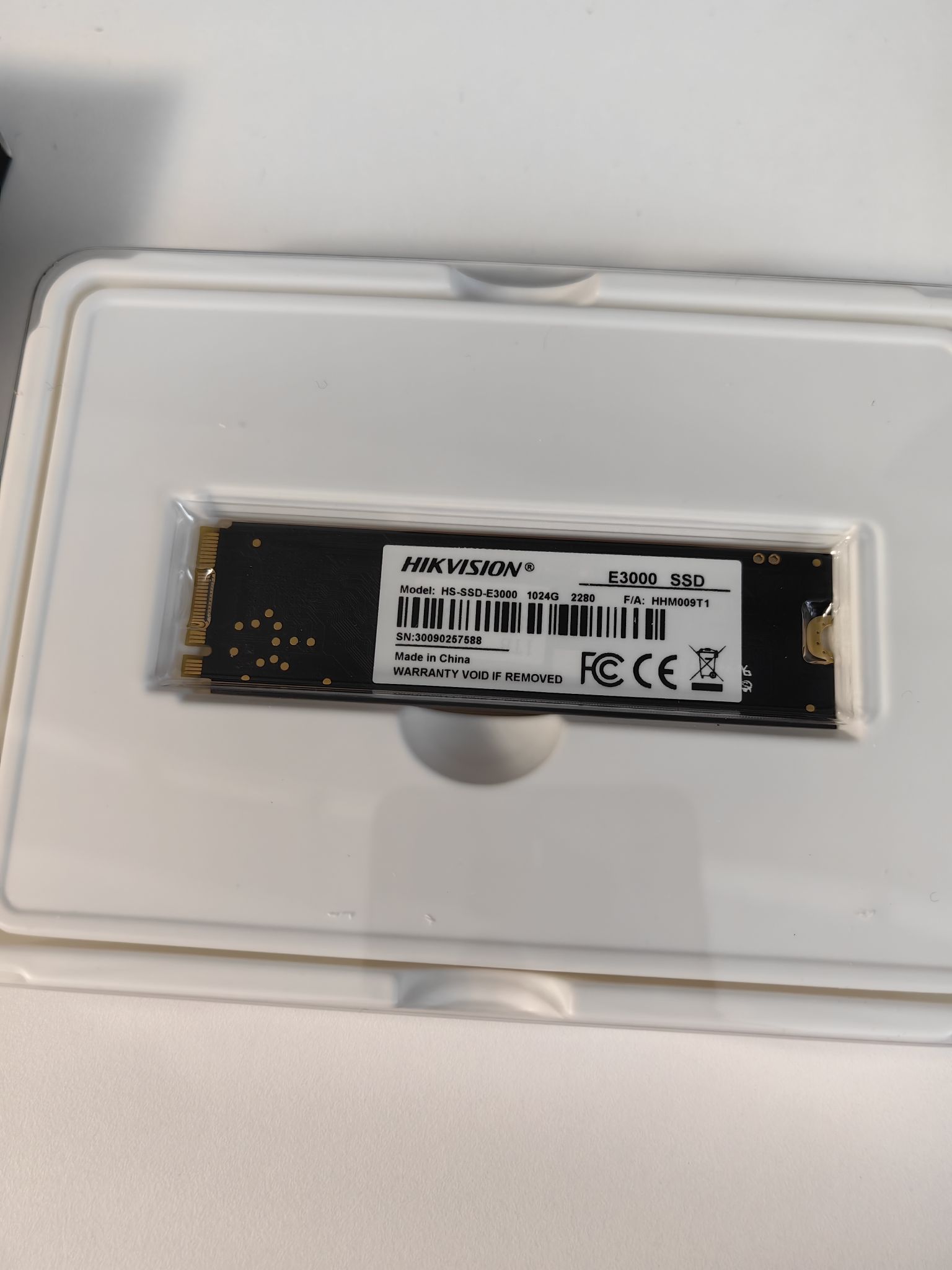 SSD диск HIKVISION E3000 1024GB PCIe 3.0 x4 3D NAND TLC (HS-SSD-E3000 ...