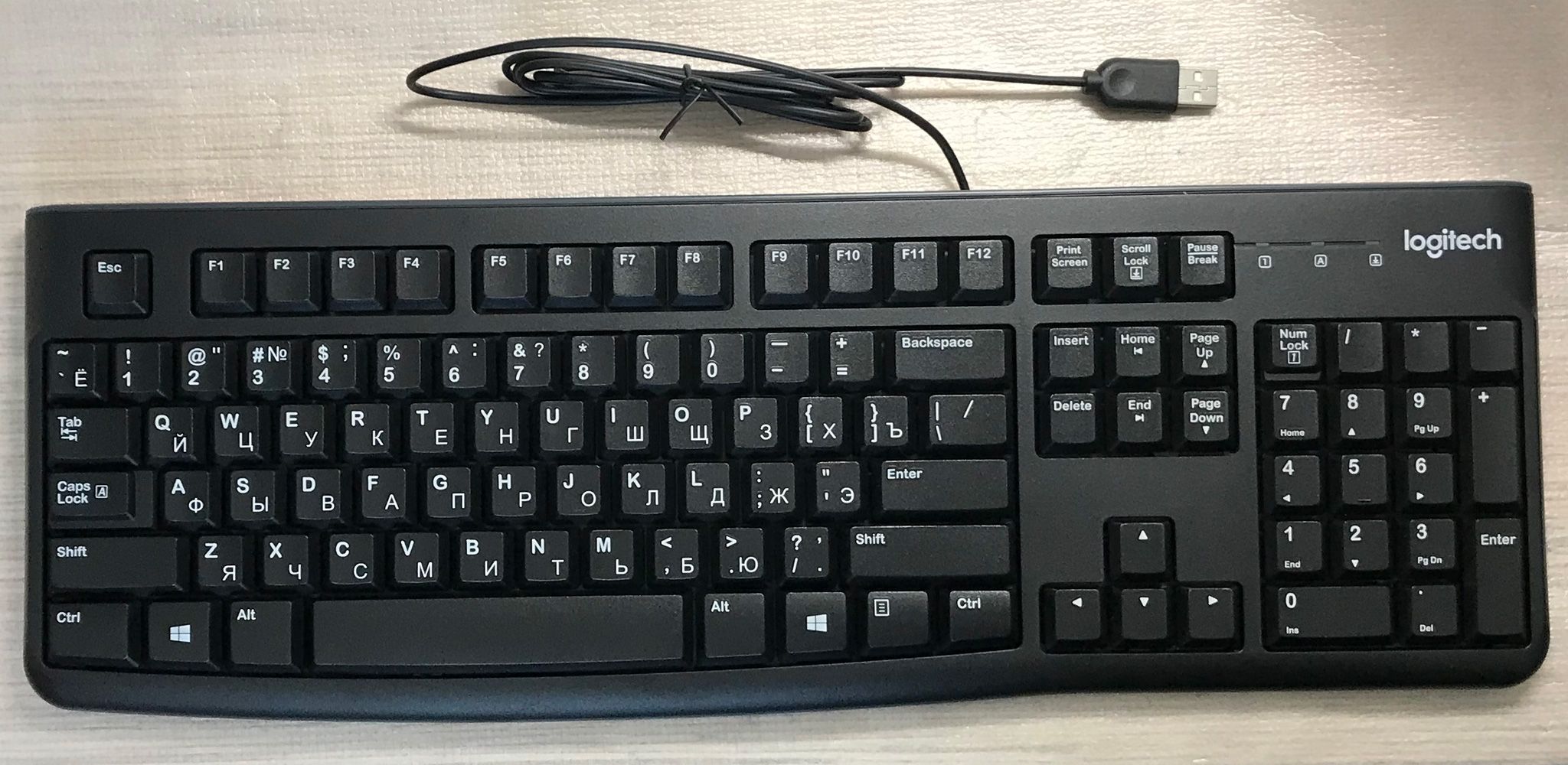 Клавиатура Logitech K120 USB Black (920-002583) — купить по низкой цене в  интернет-магазине ОНЛАЙН ТРЕЙД.РУ