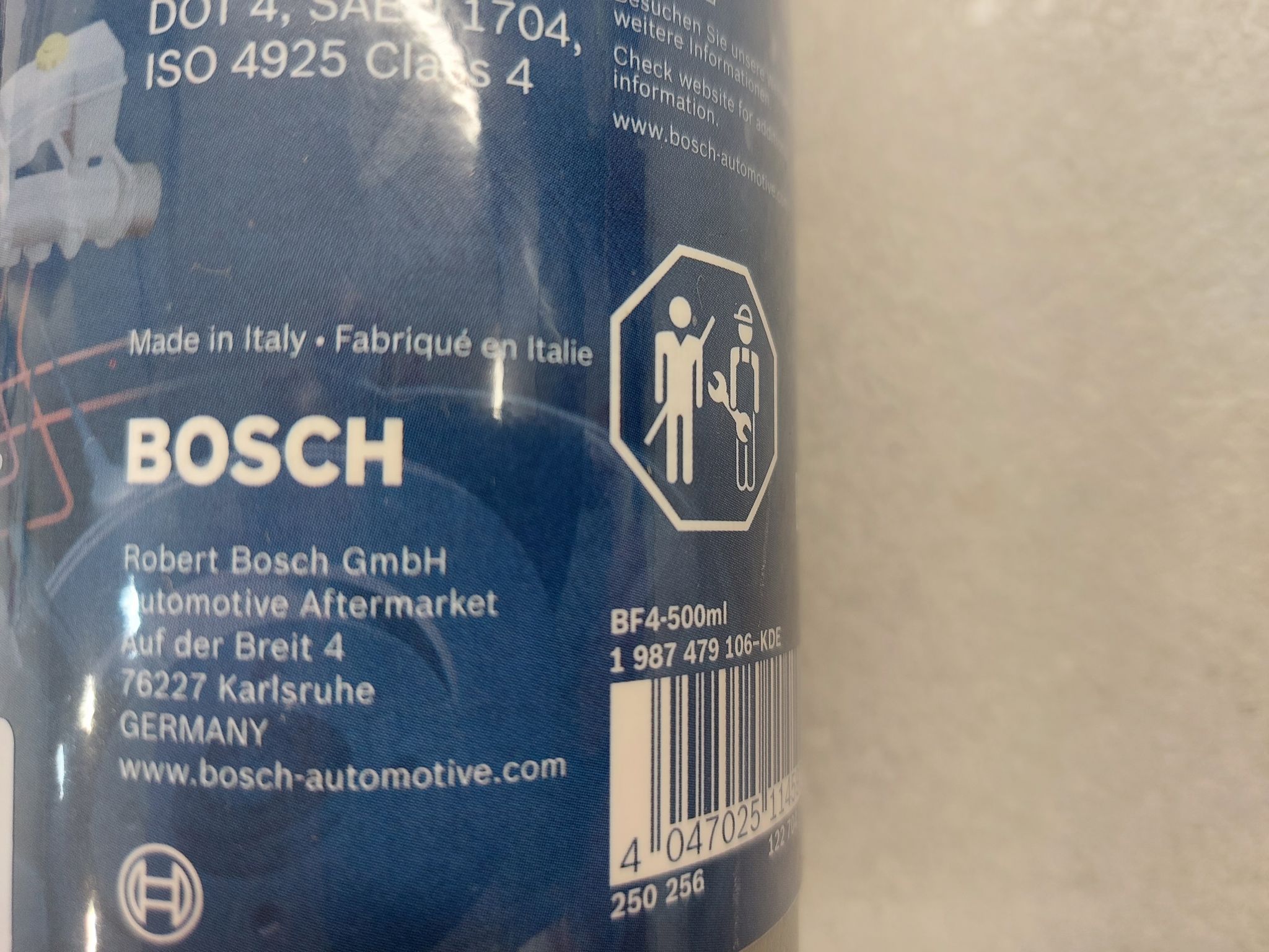 Тормозная жидкость BOSCH Universal 0,5 л 1987479106 — купить в интернет ...