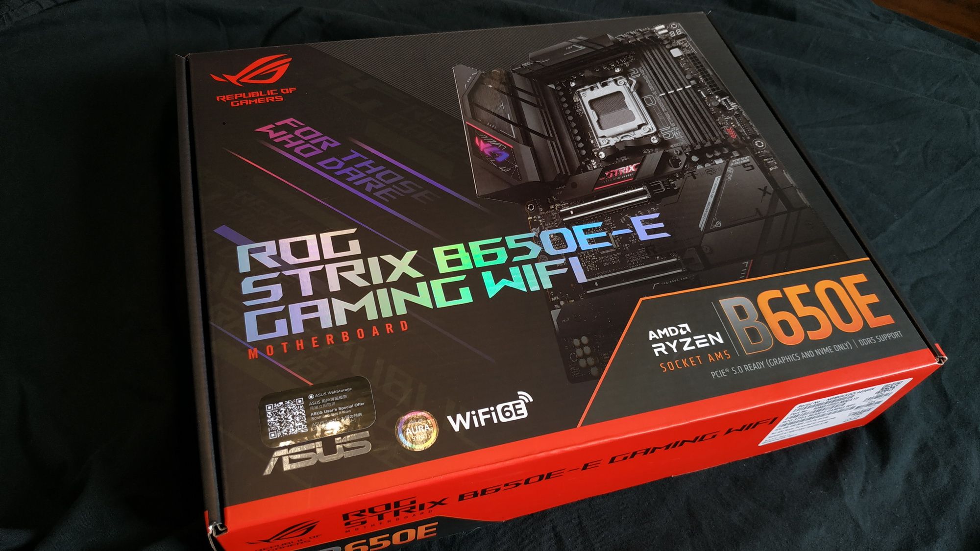 Материнская плата Asus ROG STRIX B650E-E GAMING WIFI (AM5, ATX ...