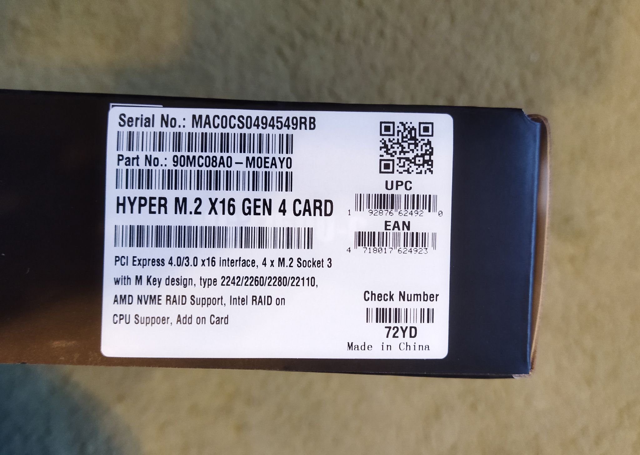 Hyper m 2 x16 gen 4 card. Hyper m 2 x16 gen 4 card