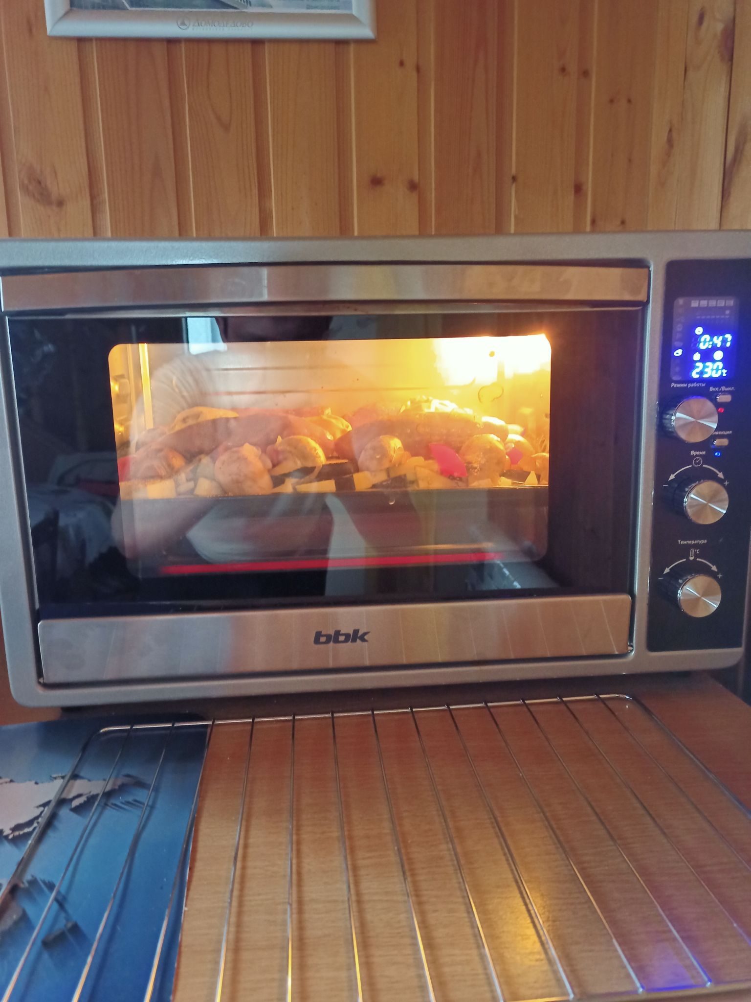 Мини-печь BBK OE3073DC черный/серебро OE3073DC (B/S) — купить в ...