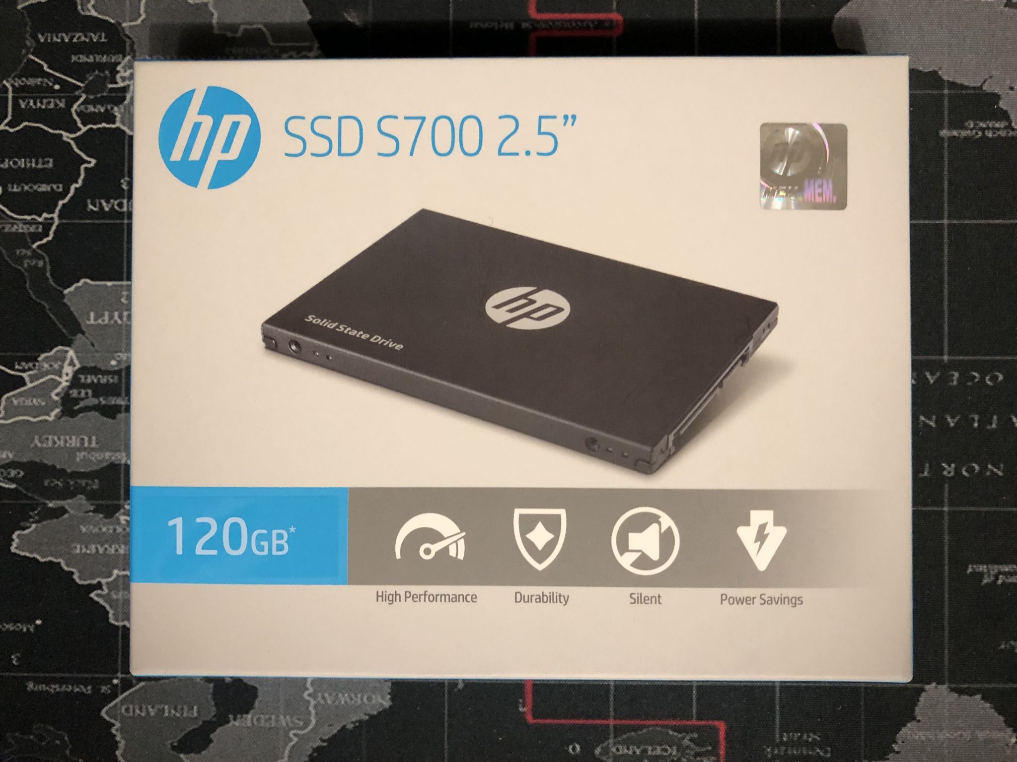 SSD HP 2.5 S700 120 SATA III 3D TLC 2DP97AA 2DP97AA ABB