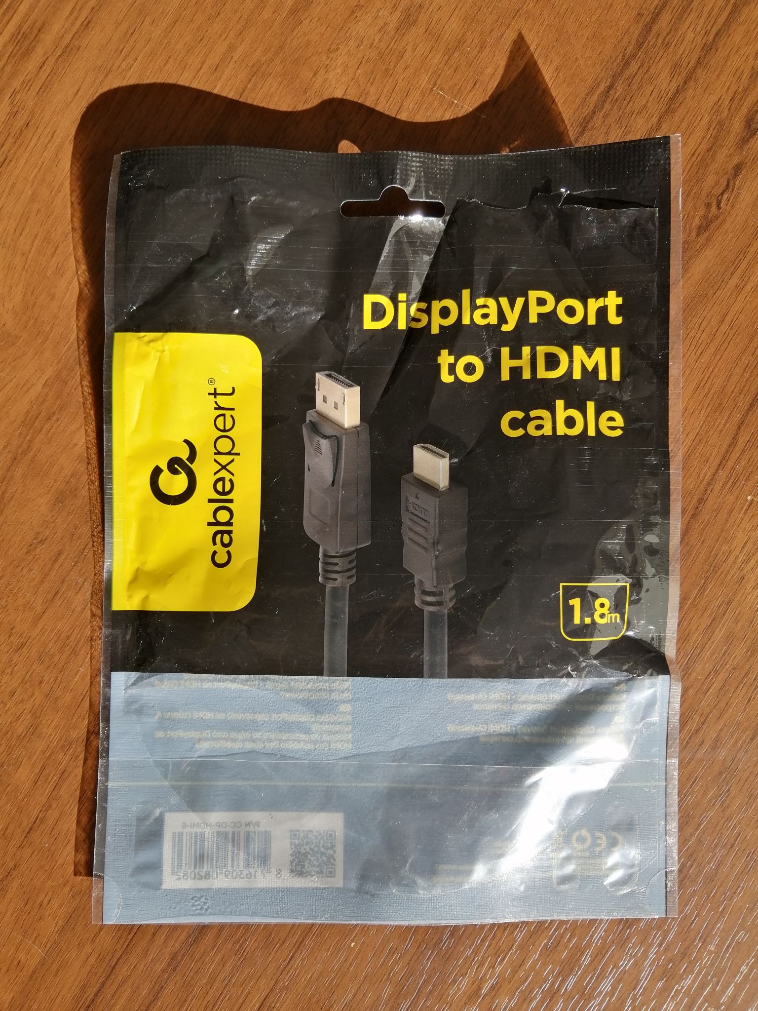 DisplayPort to HDMI cable, 1.8 m (CC-DP-HDMI-6)