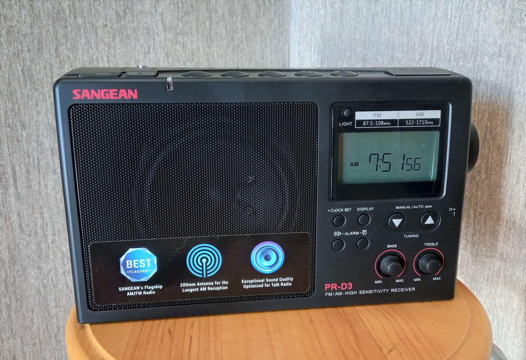 Радиоприемник SANGEAN PR-D3 (Black) — купить по низкой цене в интернет ...