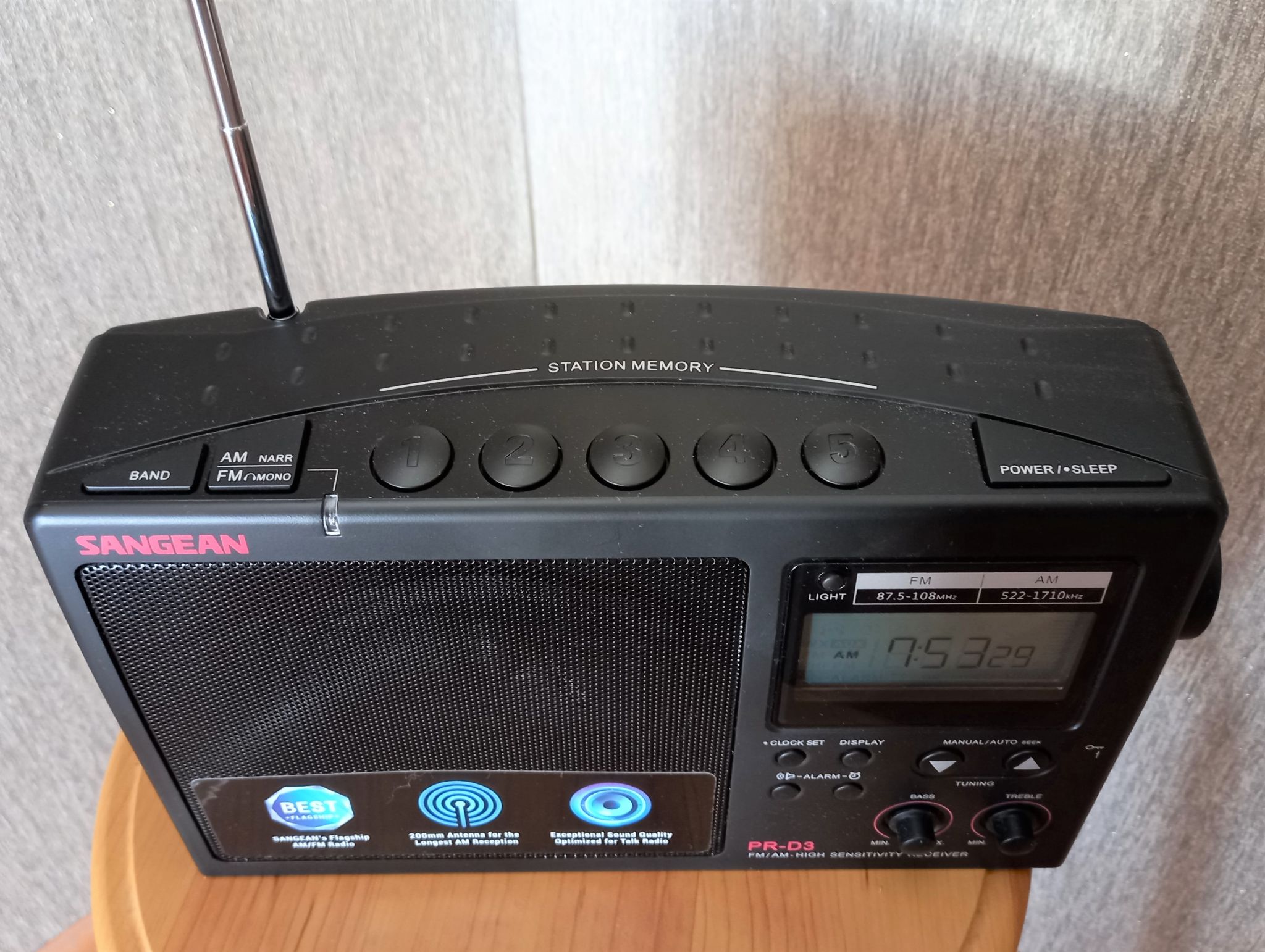 Радиоприемник SANGEAN PR-D3 (Black) — купить по низкой цене в интернет ...