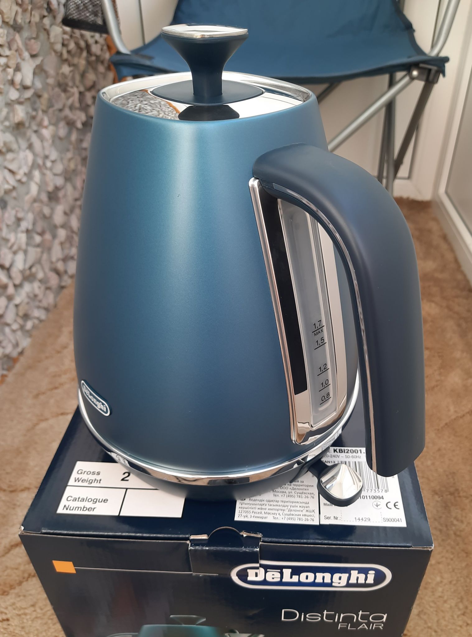 Чайник Delonghi KBI 2001.BL — купить в интернет-магазине ОНЛАЙН ТРЕЙД.РУ