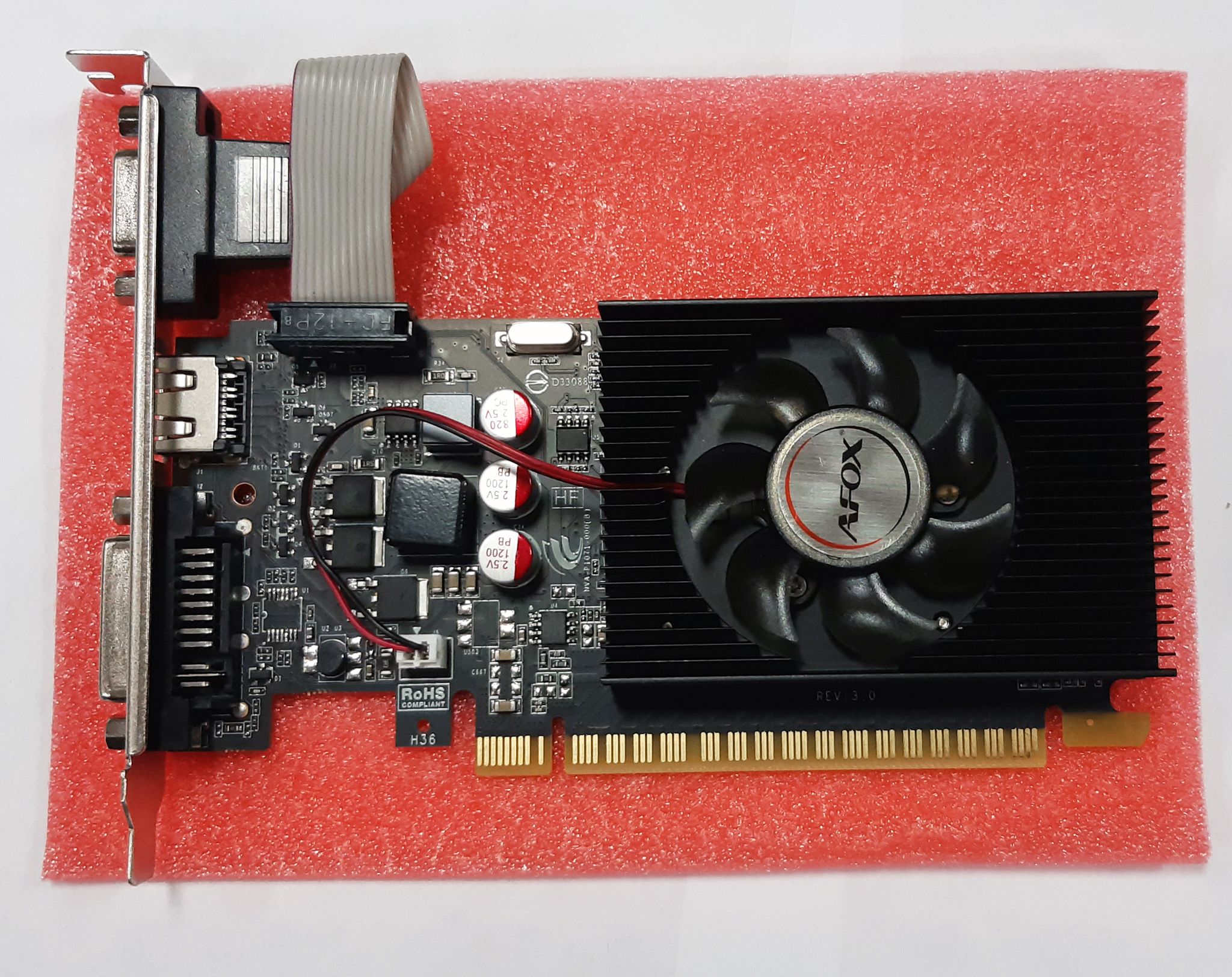 Видеокарта AFOX GeForce GT 730 2G LP, AF730-2048D3L6 — купить по низкой ...