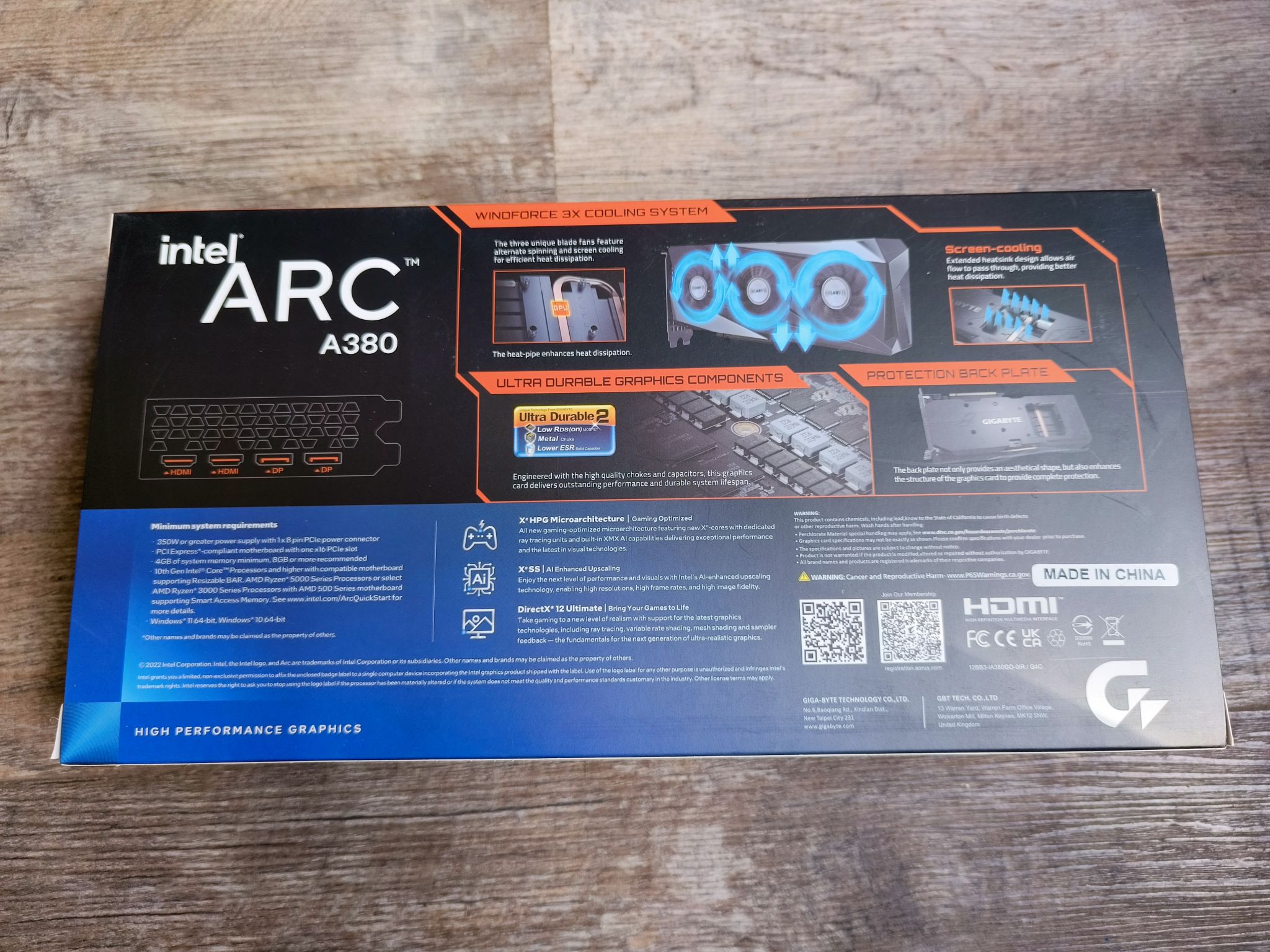 Видеокарта GIGABYTE Arc A380 GAMING OC 6G GV-IA380GAMING OC-6GD ...