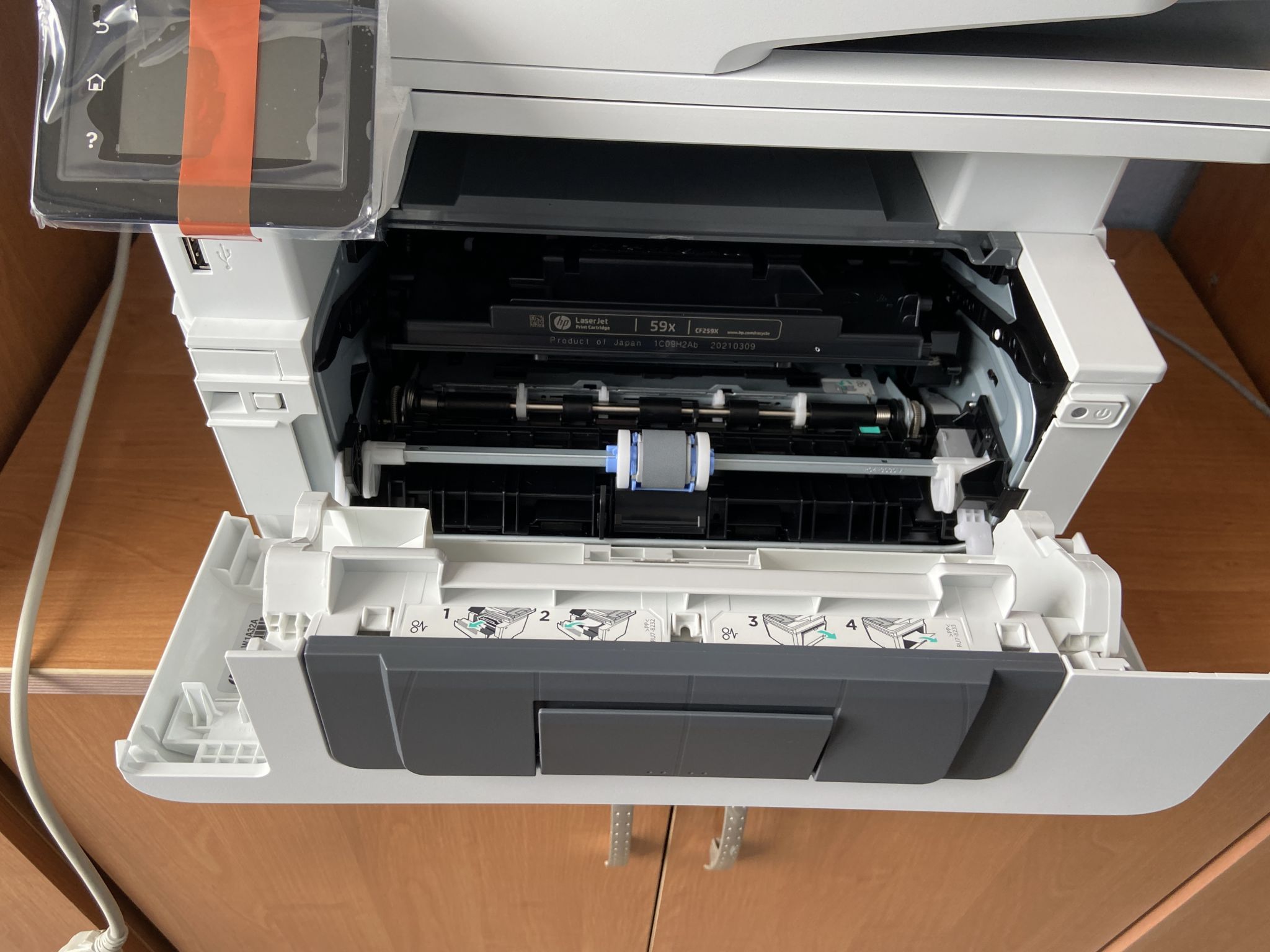 Лазерное МФУ HP LaserJet Pro MFP M428fdn (в комплекте картридж 10000 ...