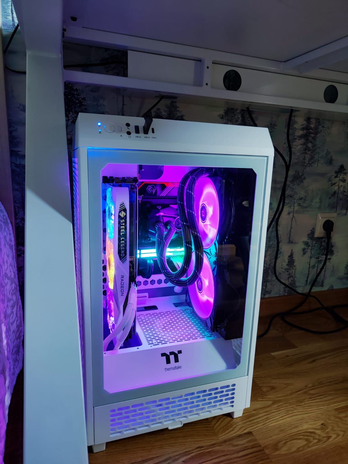 Корпус Thermaltake The Tower 200 Snow (CA-1X9-00S6WN-00) — купить 