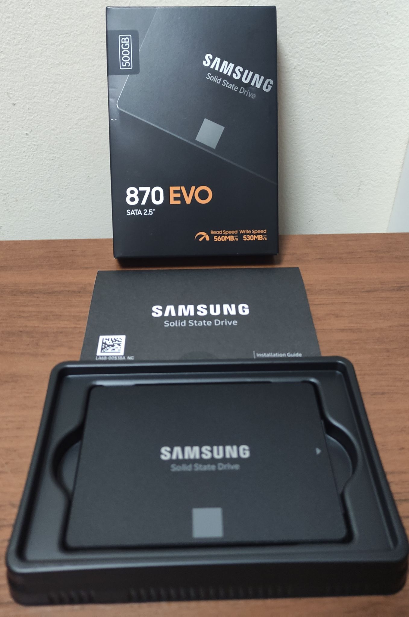 SSD диск SAMSUNG 870 EVO 2.5 500GB SATA-III 3D V-NAND MLC (MZ-77E500B ...