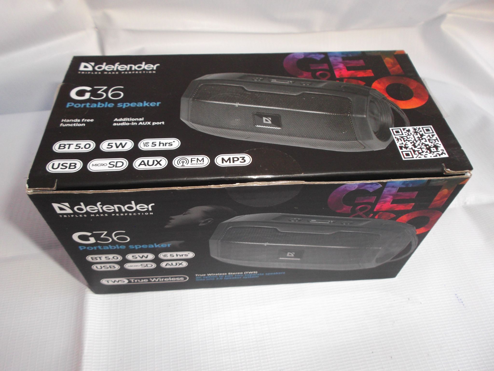 Купить портативная акустика Defender G36 5Вт, bluetooth, FM/USB/TF/AUX ...