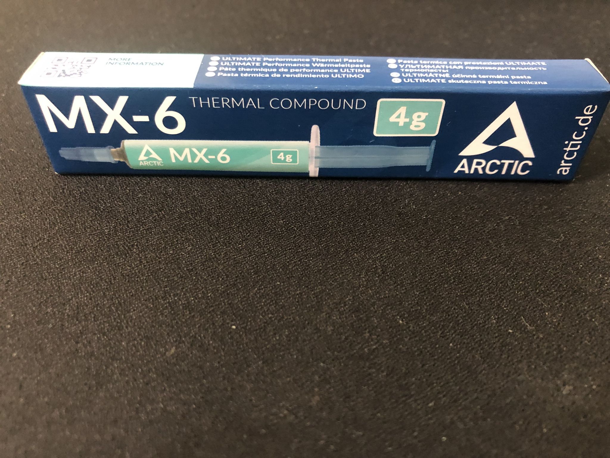Термопаста Arctic MX-6 (ACTCP00080A) — купить в городе РЯЗАНЬ