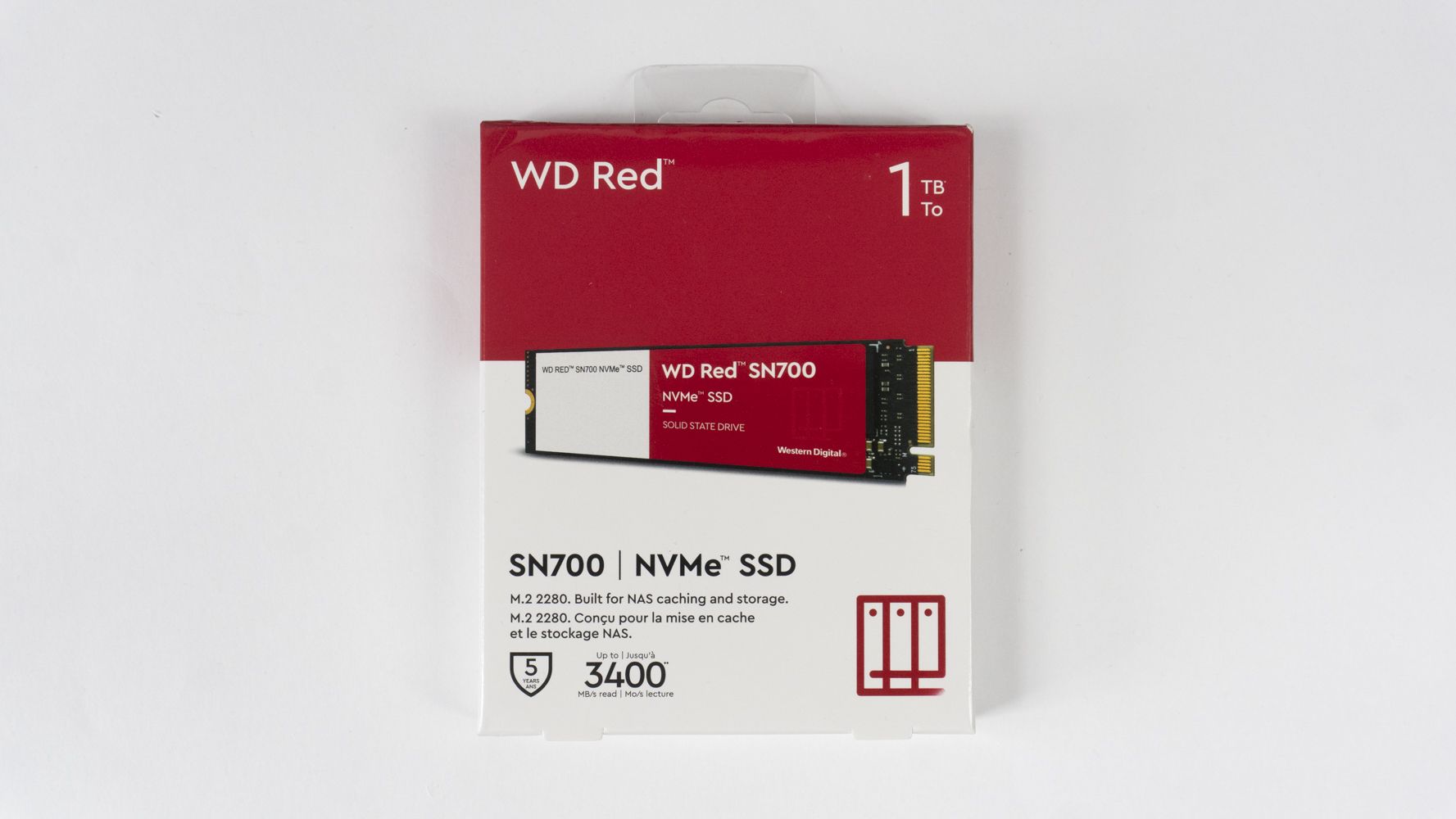 SSD диск Western Digital Red SN700, 1000GbM, M.2 2280, PCIe Gen3x4