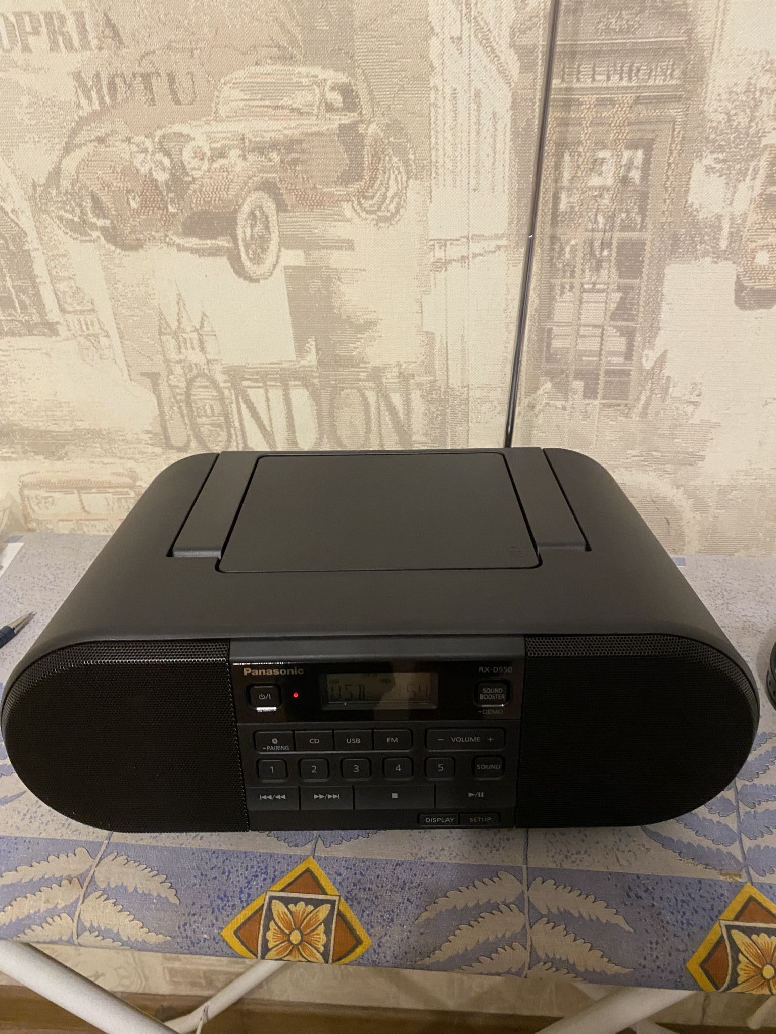 Магнитола Panasonic RX-D550E-K — купить в интернет-магазине ОНЛАЙН ТРЕЙД.РУ