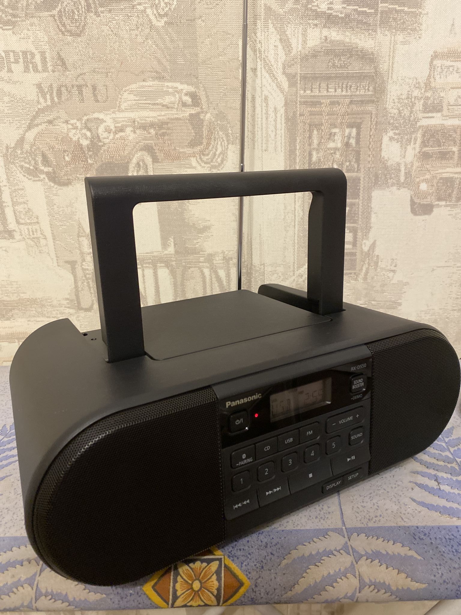Магнитола Panasonic RX-D550E-K — купить в интернет-магазине ОНЛАЙН ТРЕЙД.РУ