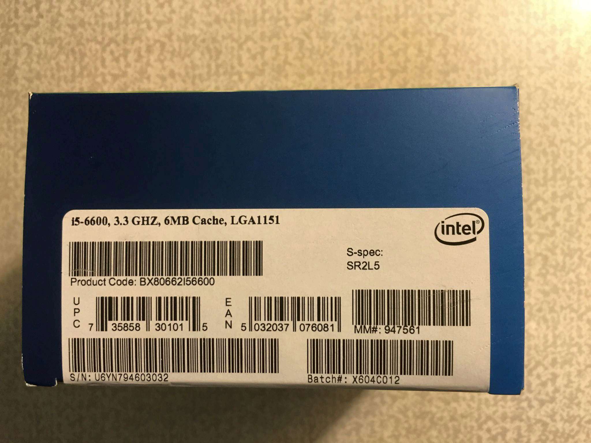 Процессор INTEL Core i5-6600 LGA1151 BOX (Skylake) BX80662I56600 — купить в  интернет-магазине ОНЛАЙН ТРЕЙД.РУ