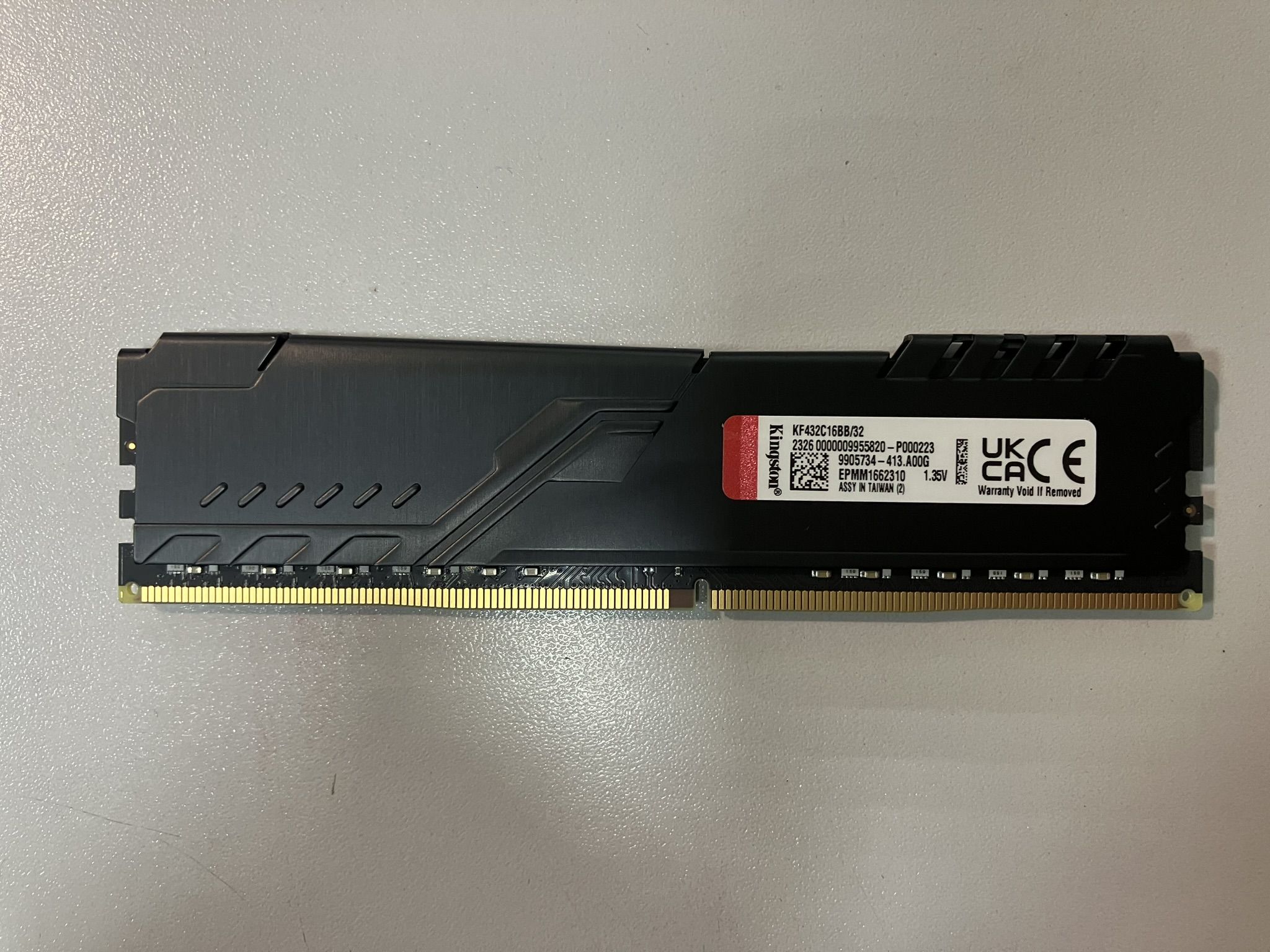 Оперативная память Kingston DDR4 32Gb 3200 MHz pc-25600 FURY Beast