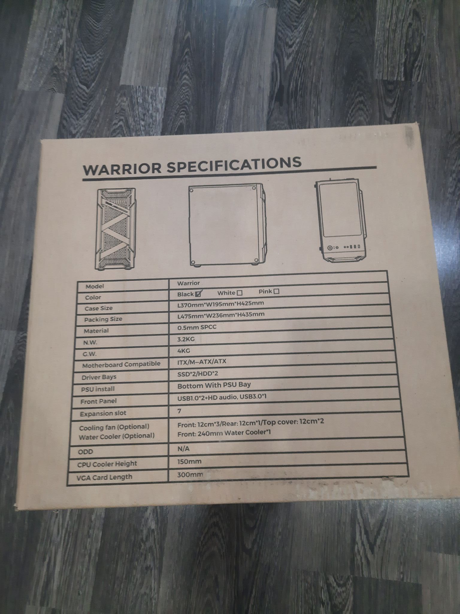 Корпус ALSEYE Warrior-B — купить по низкой цене в интернет-магазине ...