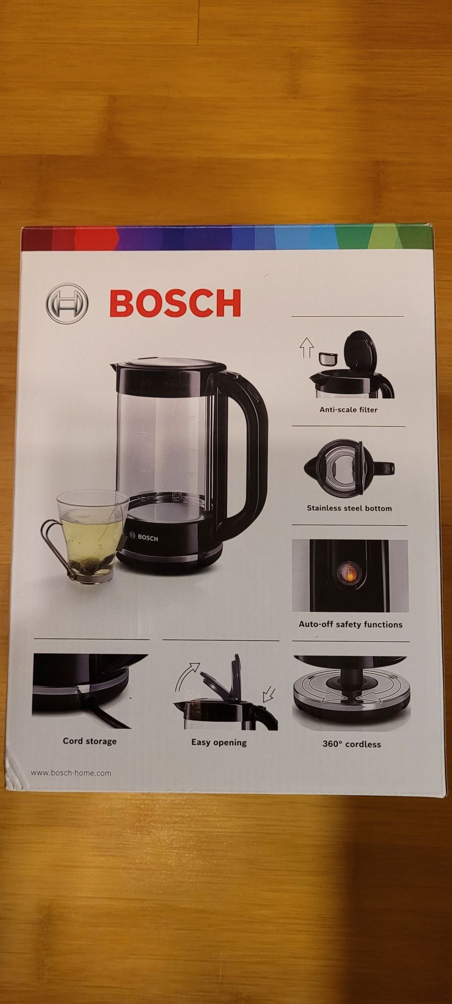 Чайник Bosch TWK 70B03 TWK70B03 — купить в интернет-магазине ОНЛАЙН ...