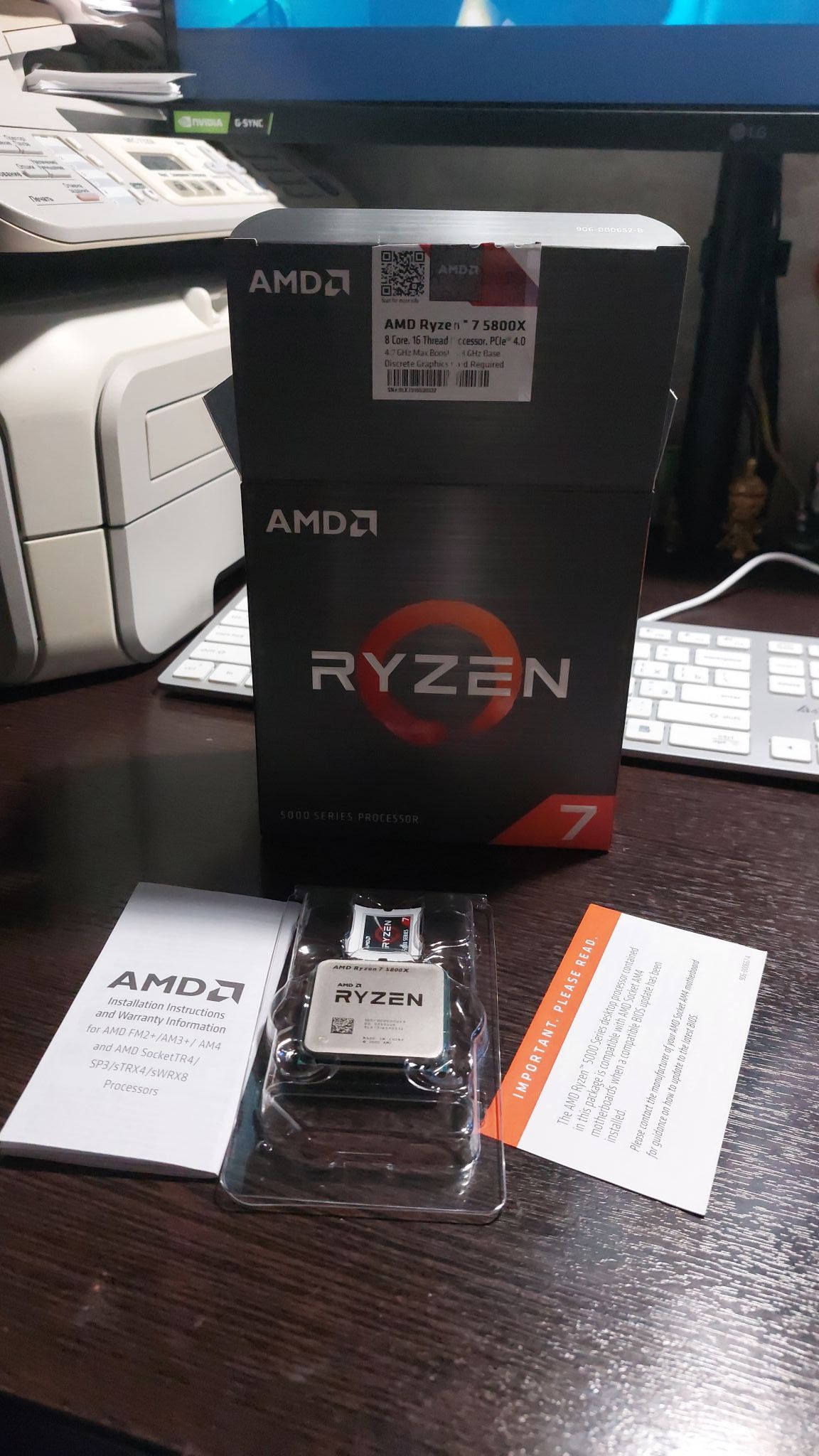 Процессор AMD Ryzen 7 5800X AM4 BOX (без кулера) 100-100000063WOF